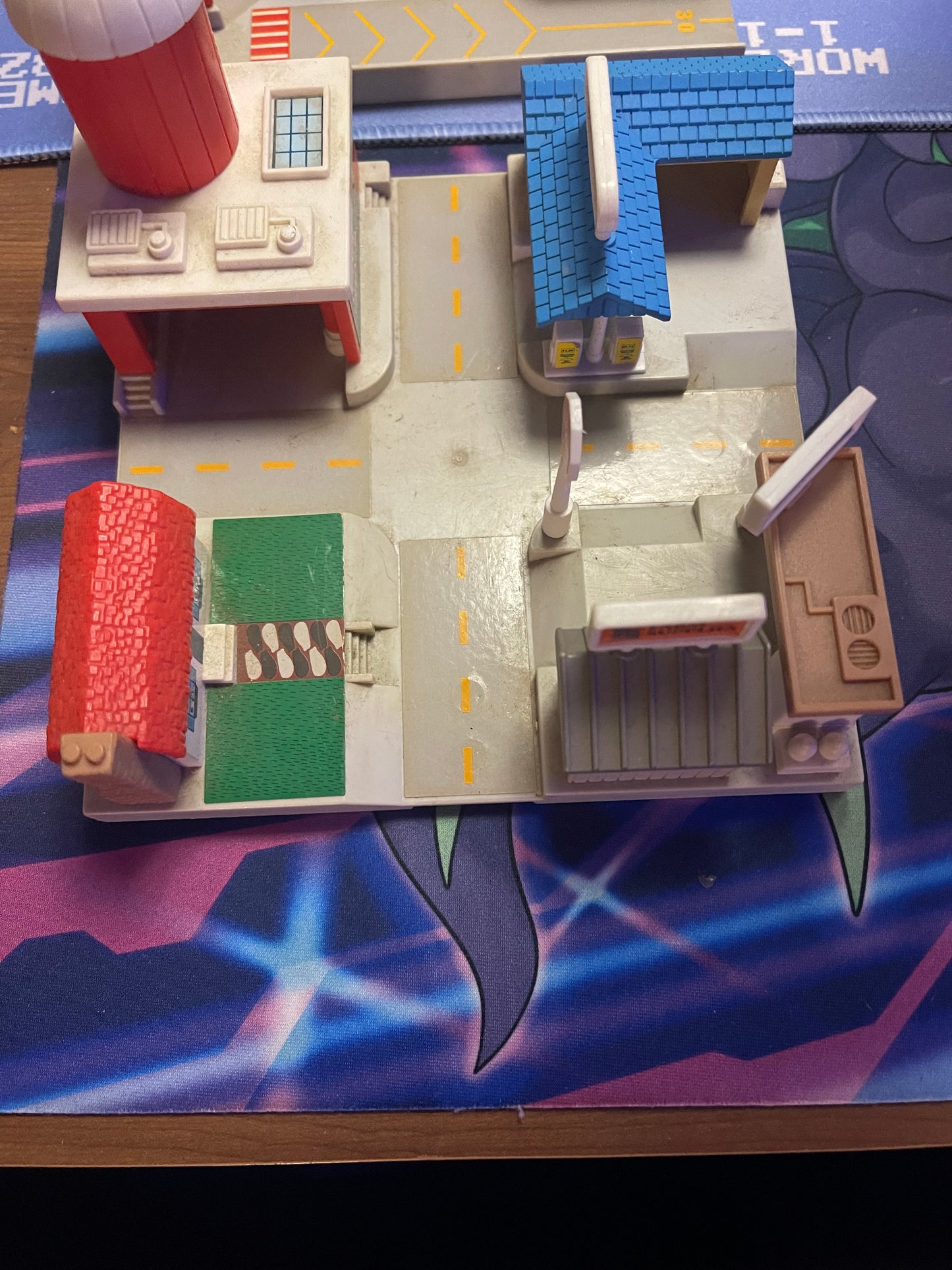 3 Micro Machine Playsets incomplete with random cars