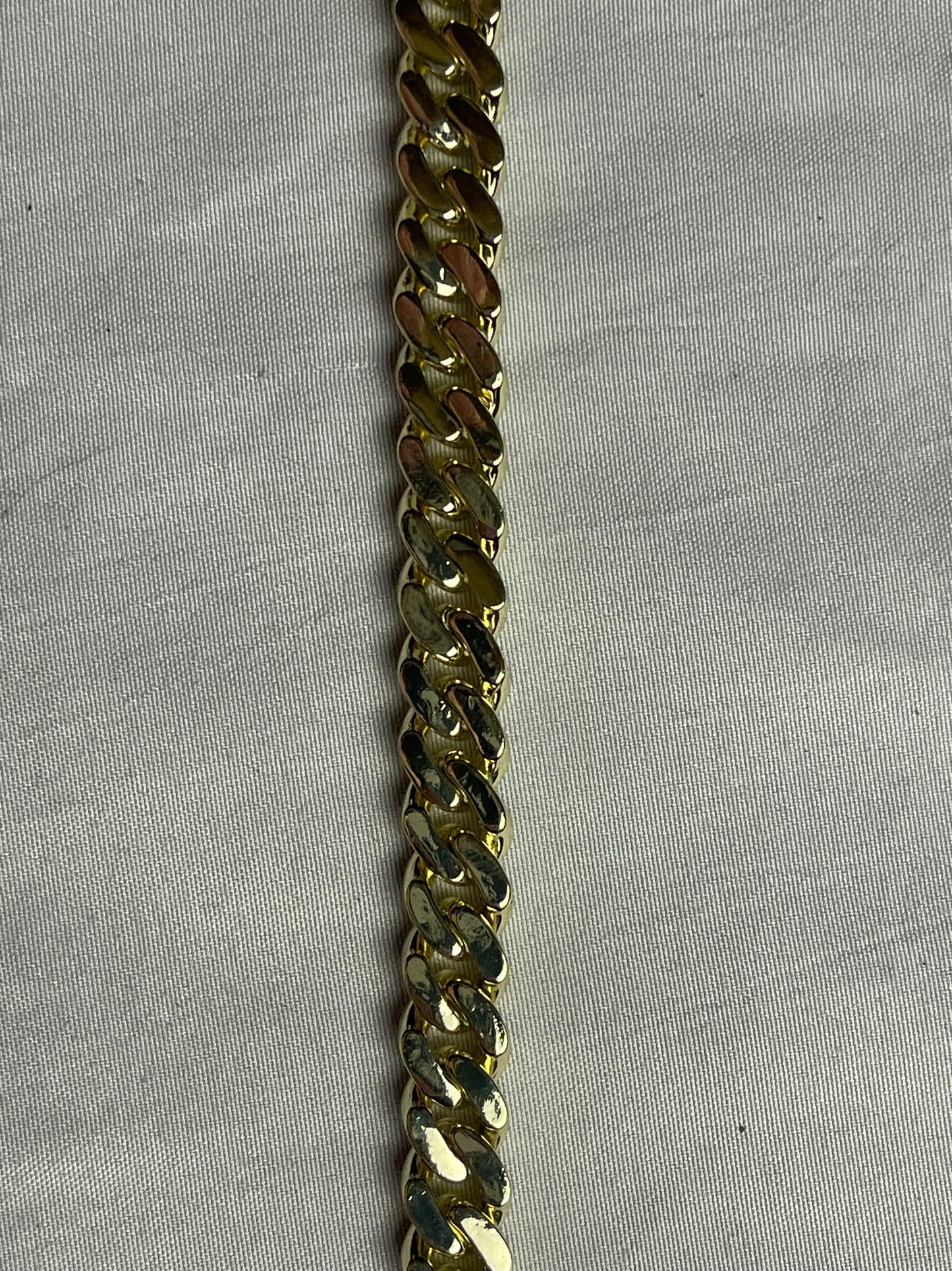 Luxfine 12mm Iced Out Cuban Link Chain Bracelet 14K REAL Gold Plated Hypoallergenic Hip Hop Jewelry 5A+ Cubic Zirconia Prong-setting