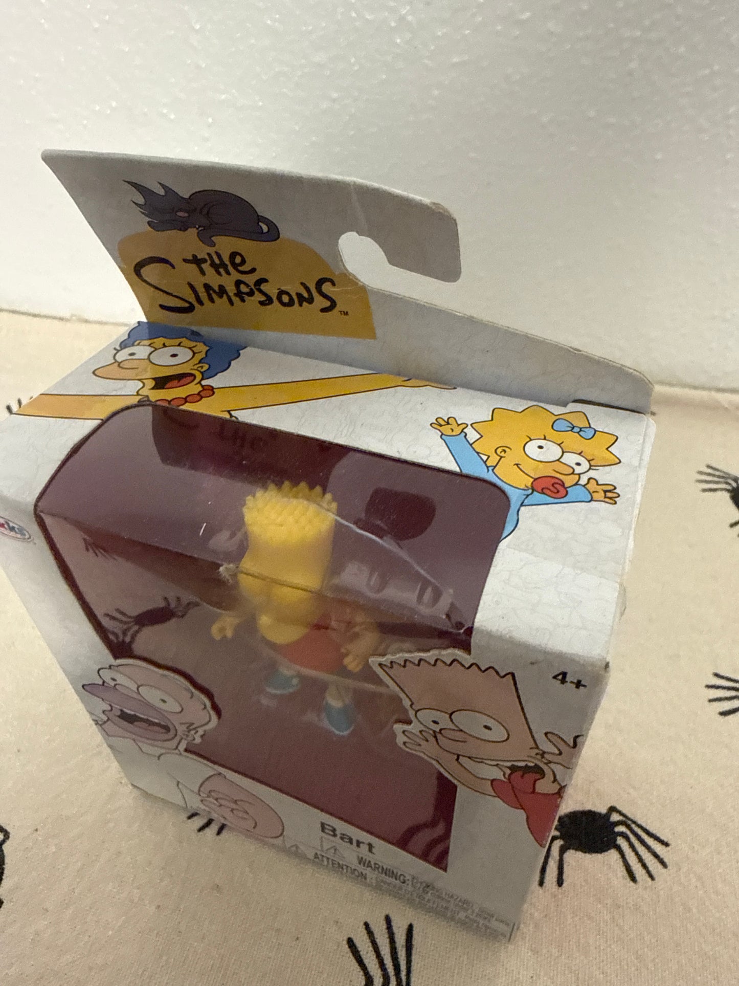 The Simpsons Bart Action Figure Jakks Pacific New In Box Collectible Toy(sun faded)(package damage )
