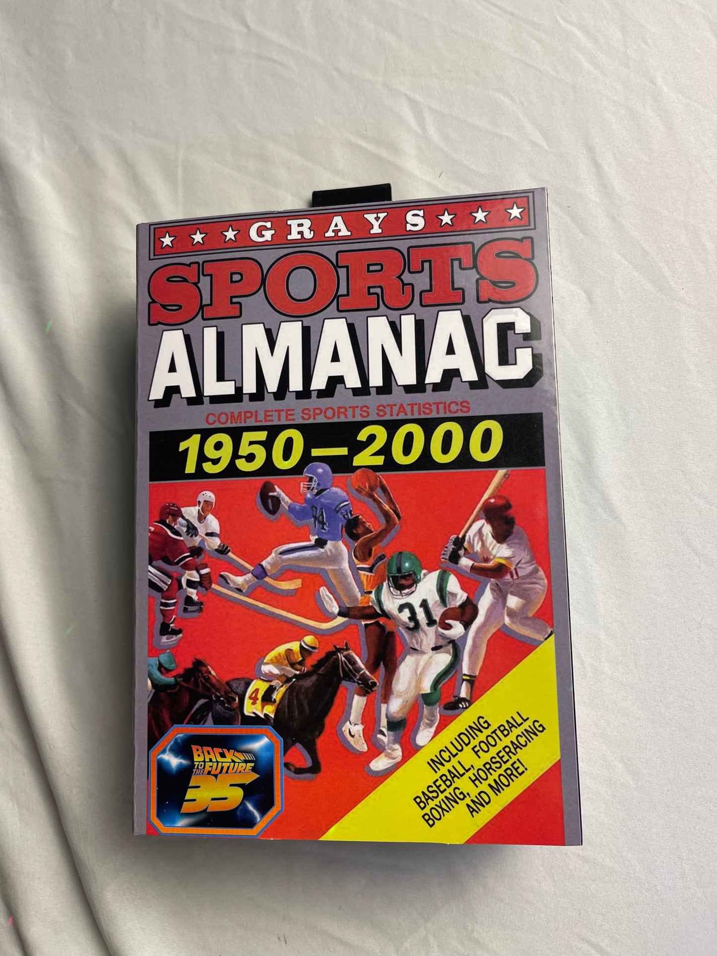 Back To The Future II Biff Tannen 7” Action Figure/ Grays Sports Almanac Neca