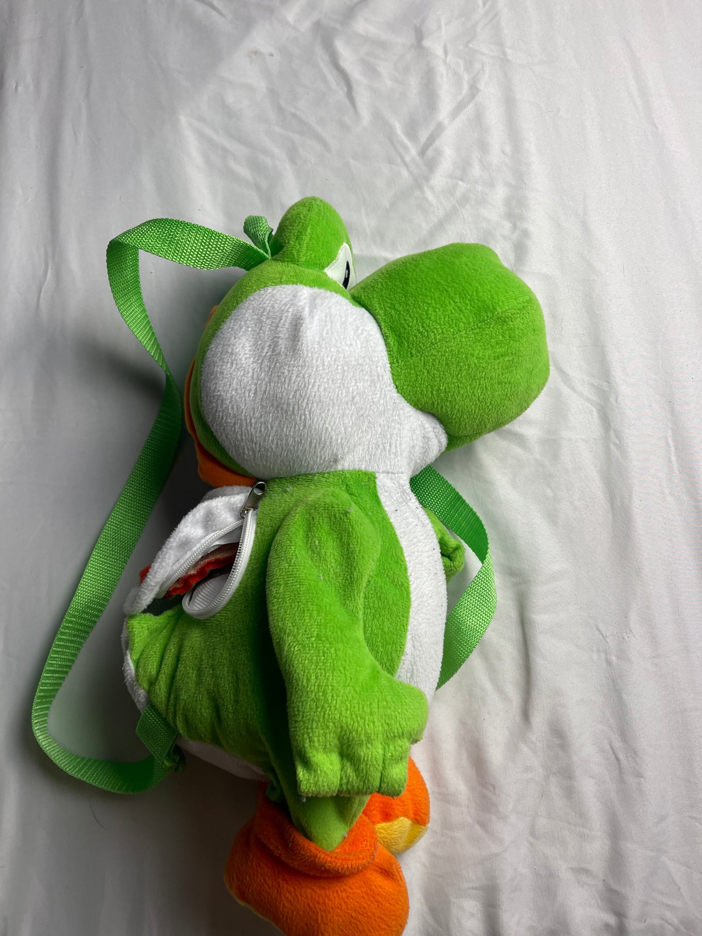 Super Mario Bros Nintendo Yoshi Plush Backpack 16” Stuffed Animal Purse 2011