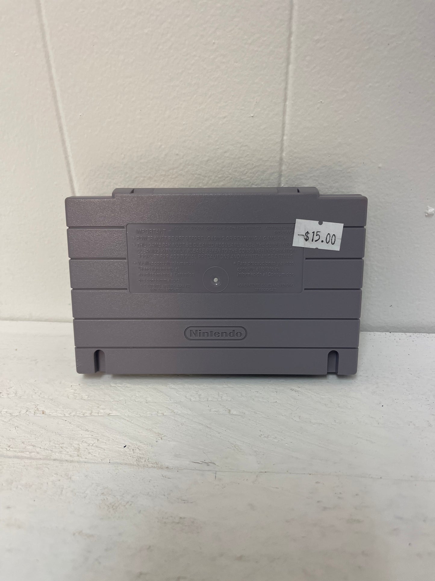 SUPER CAESARS PALACE - Super Nintendo Game - Used - Cartridge Only - TESTED