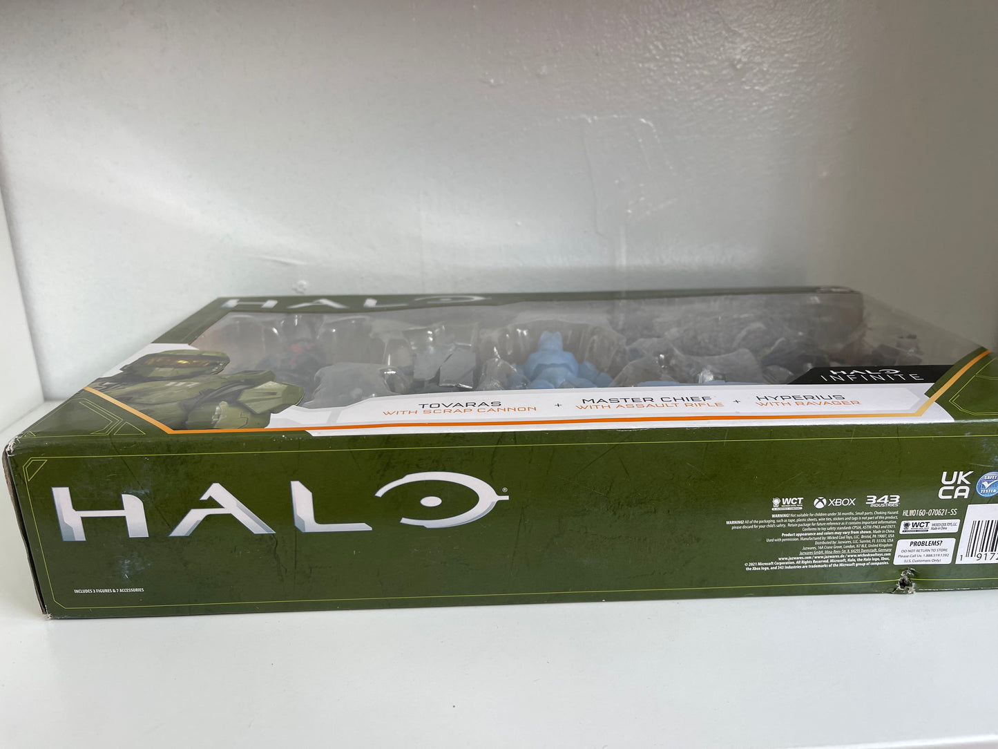 NEW HALO Infinite 4 inch Action Figure 3 Pack: Tovaras, Master Chief, Hyperius