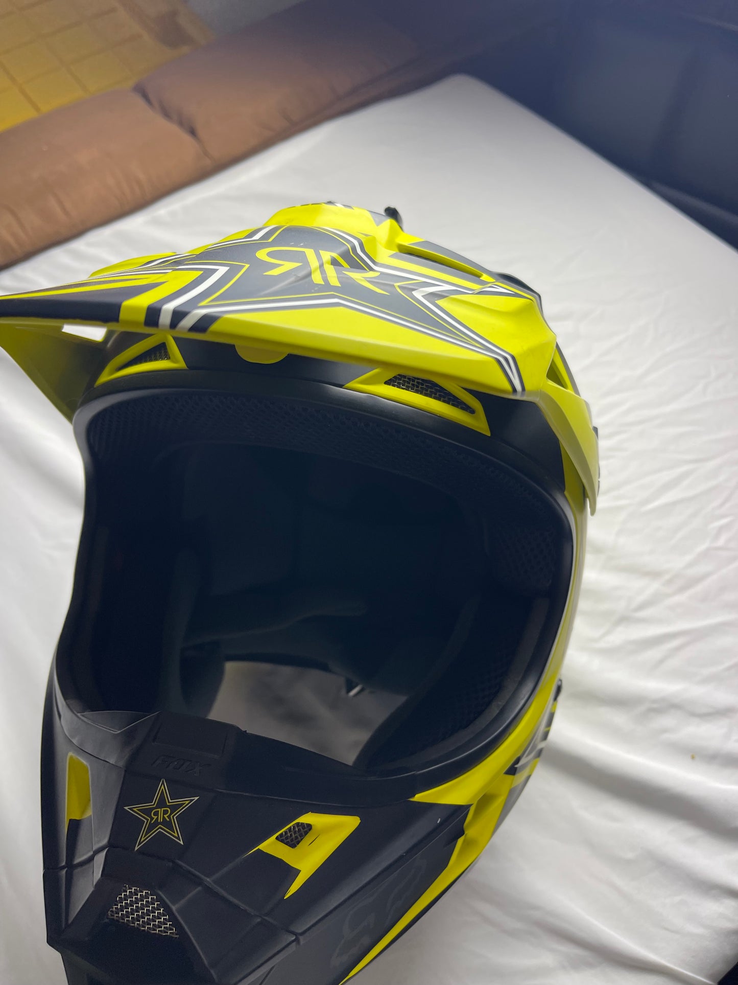 Fox V1 Rockstar Energy Drink MTX Helmet Size XL