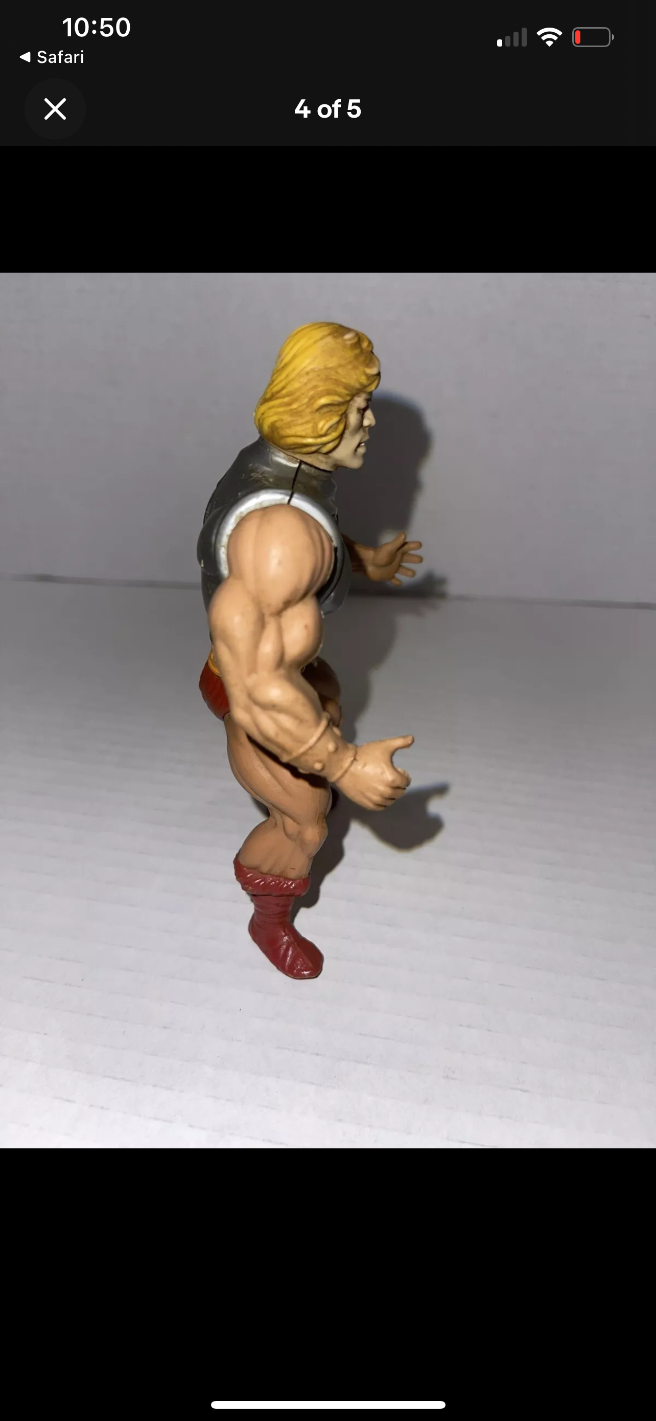 1983 Vintage MOTU Mattel Battle Armor He-Man Soft Head