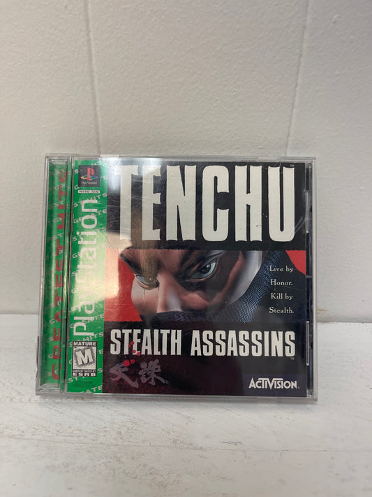 Tenchu Stealth Assassins (Sony Playstation 1, PS1, 1998) Complete Greatest Hits