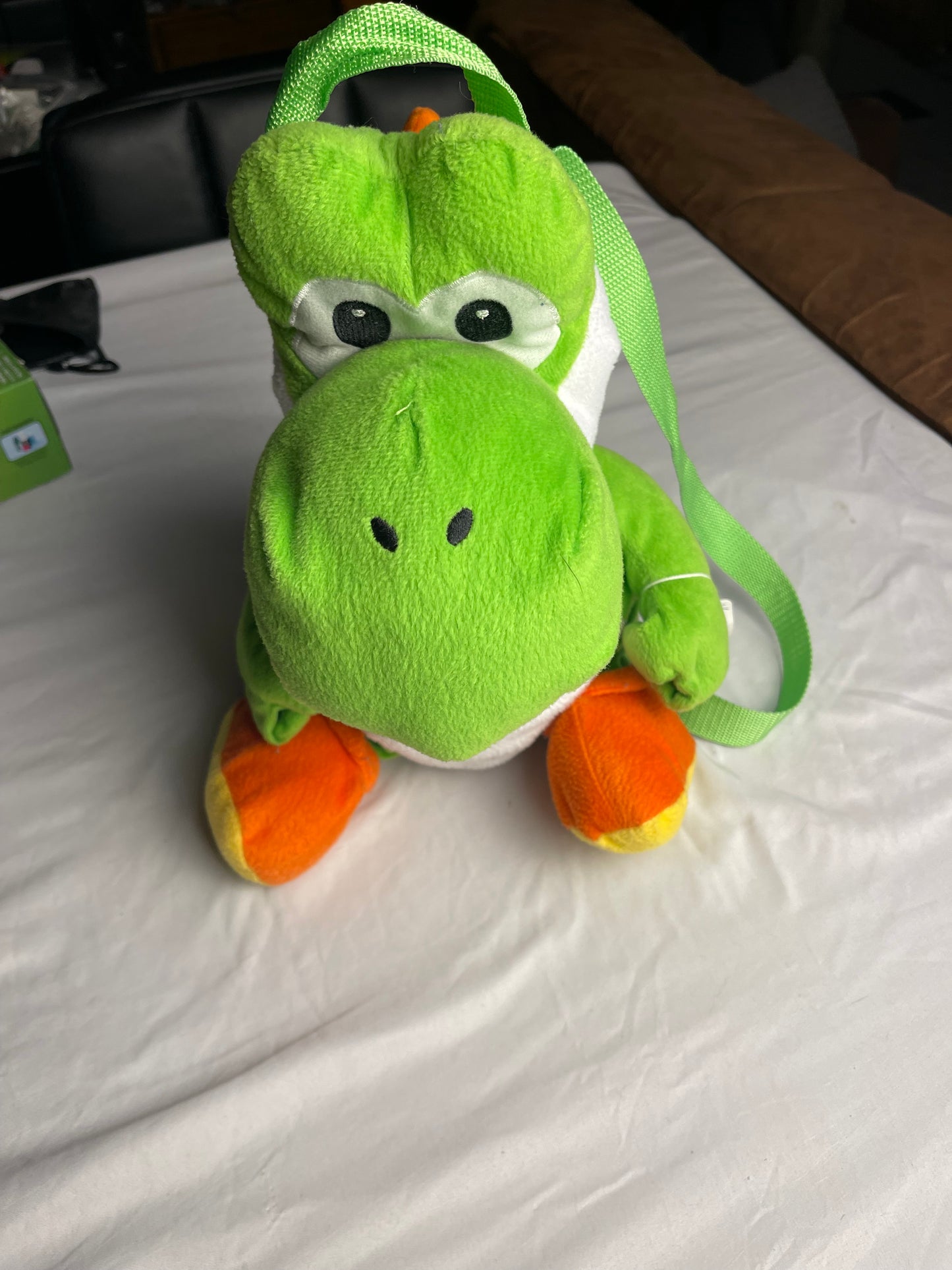 Super Mario Bros Nintendo Yoshi Plush Backpack 16” Stuffed Animal Purse 2011