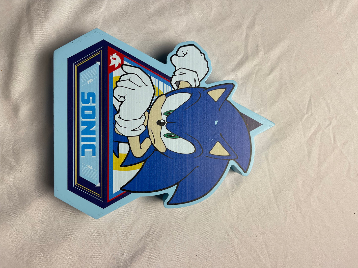 Pop Creations (Sega) Sonic The Hedgehog wooden sign