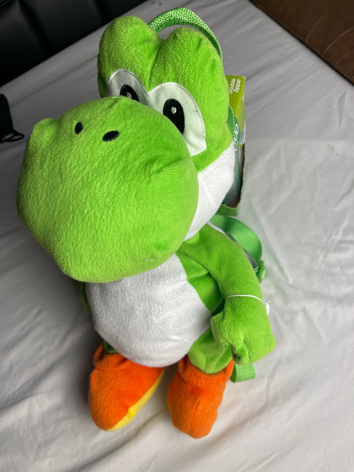 Super Mario Bros Nintendo Yoshi Plush Backpack 16” Stuffed Animal Purse 2011