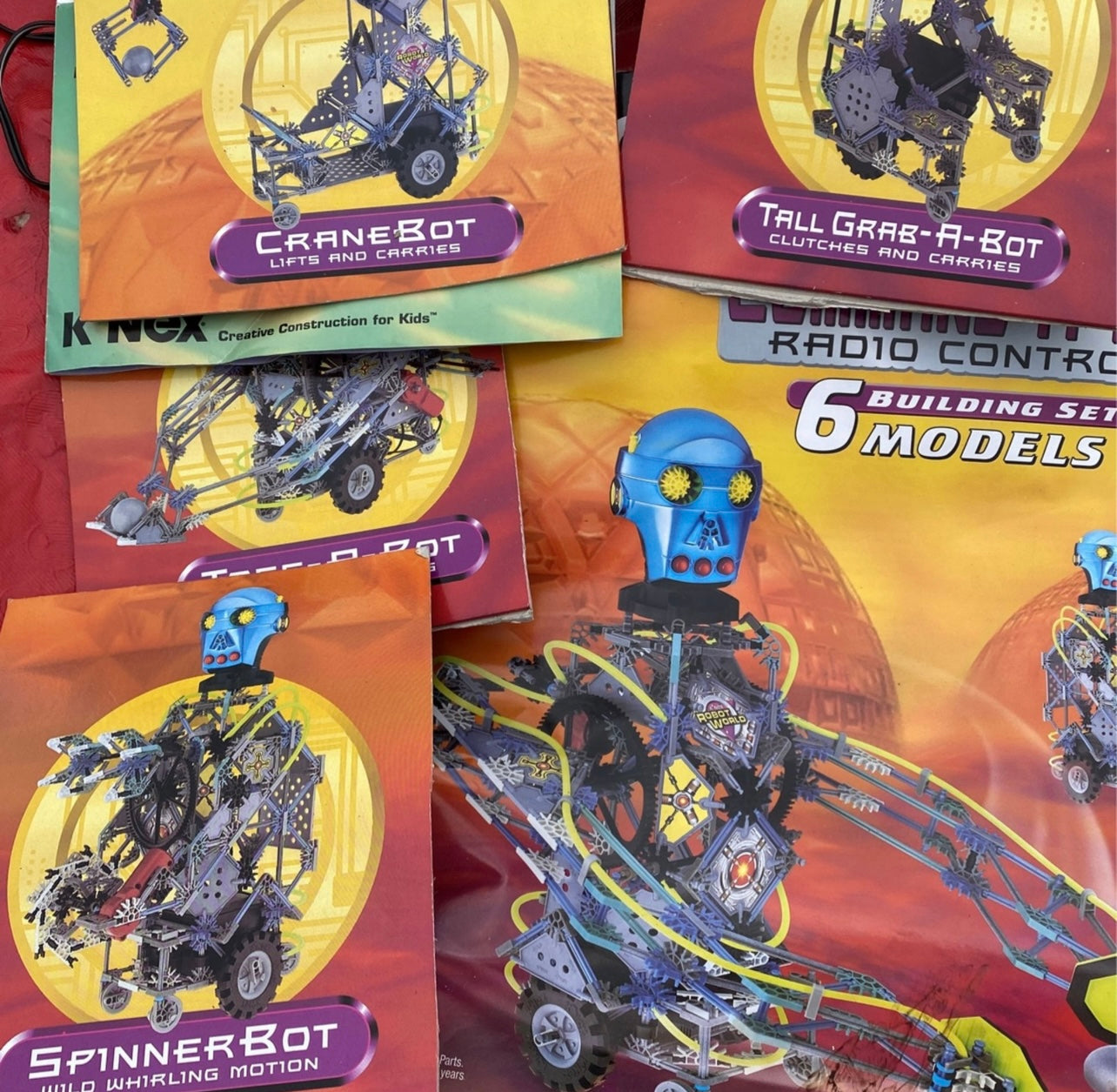 Knex Control-a-Bot Robot Head - K'nex Radio Control Robotic - Tested