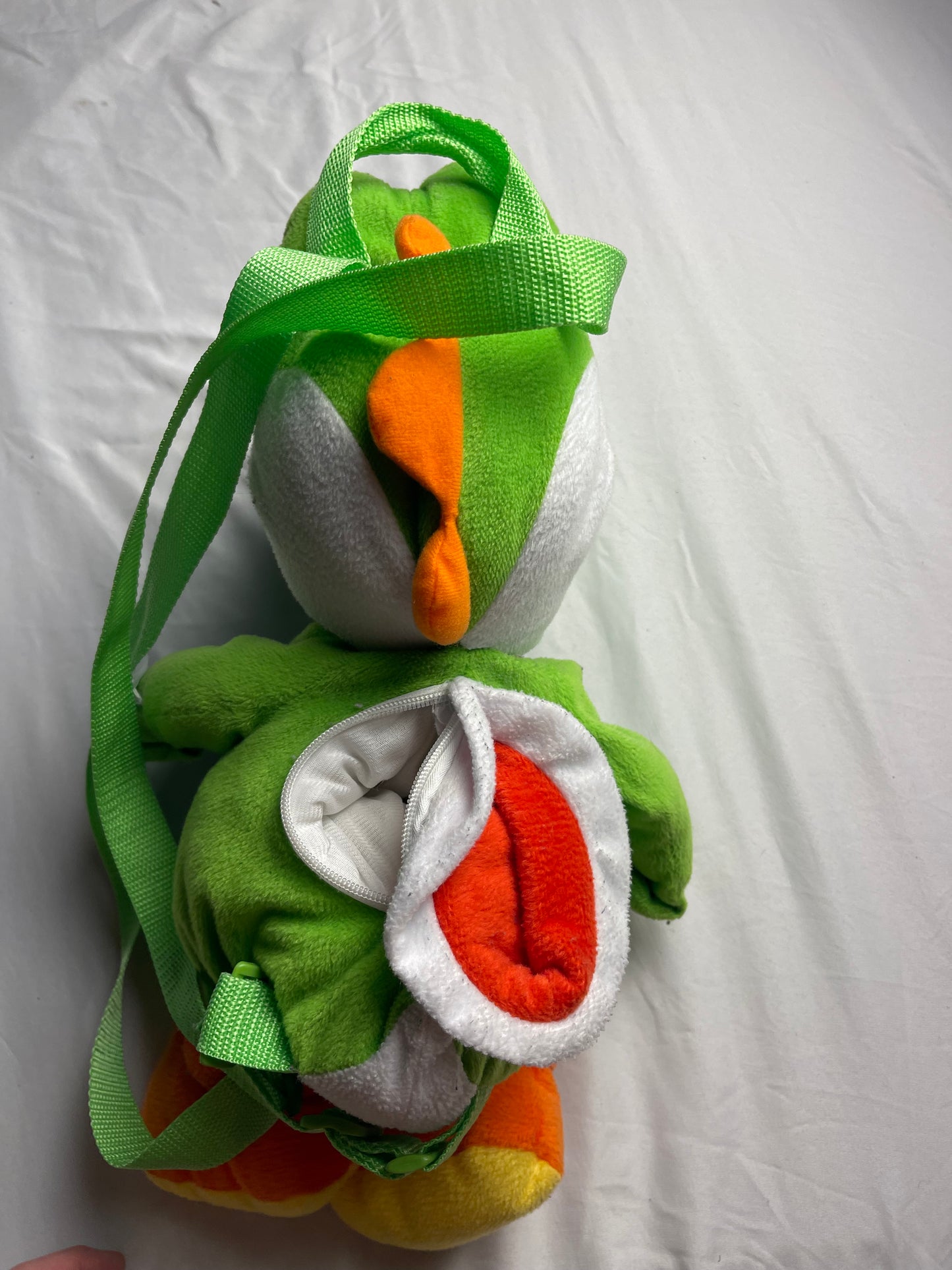 Super Mario Bros Nintendo Yoshi Plush Backpack 16” Stuffed Animal Purse 2011