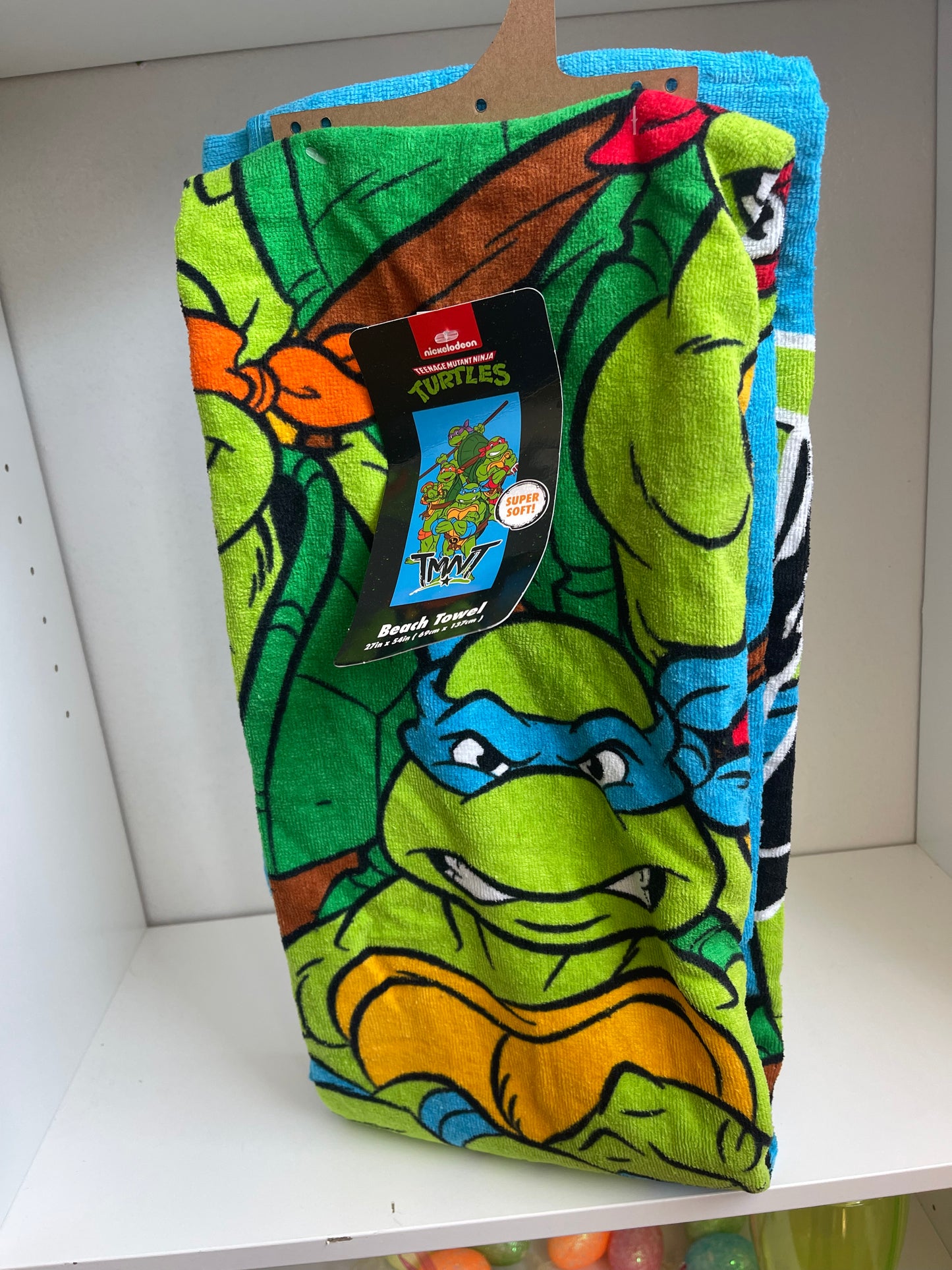 TMNT Teenage Mutant Ninja Turtles Large 27"×54" Beach Towel Nickelodeon New