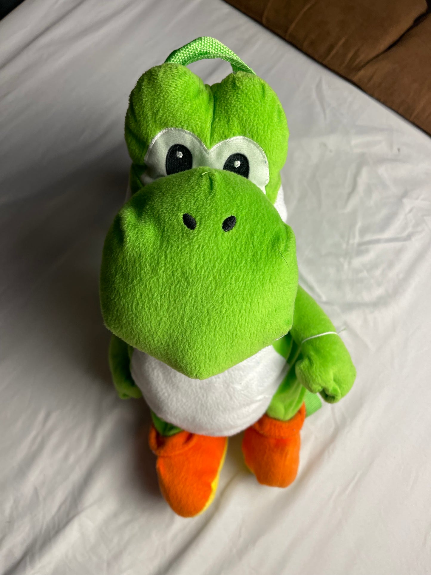 Super Mario Bros Nintendo Yoshi Plush Backpack 16” Stuffed Animal Purse 2011