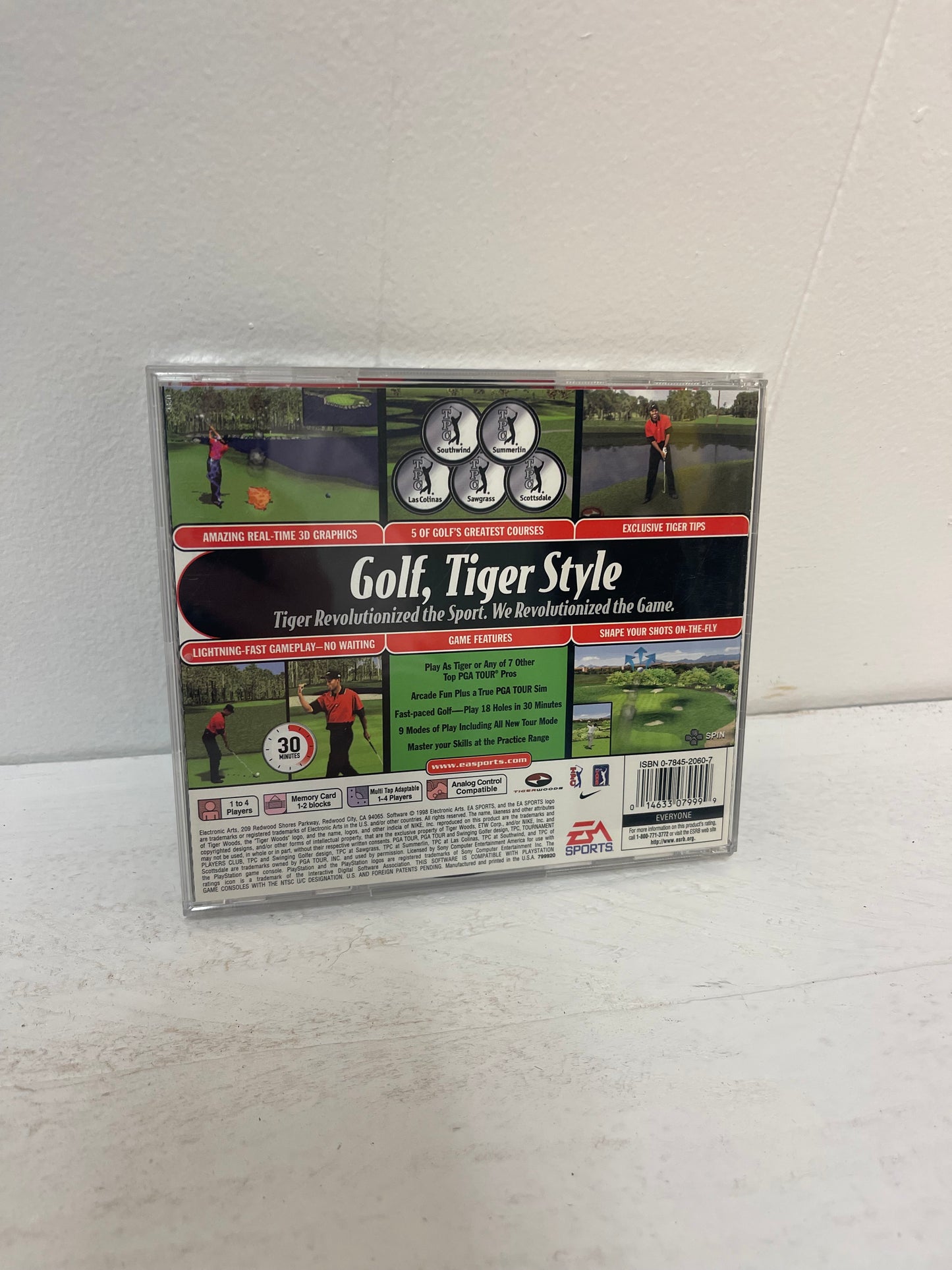 Tiger Woods 99 PGA Tour Golf (Sony PlayStation 1, 1998)