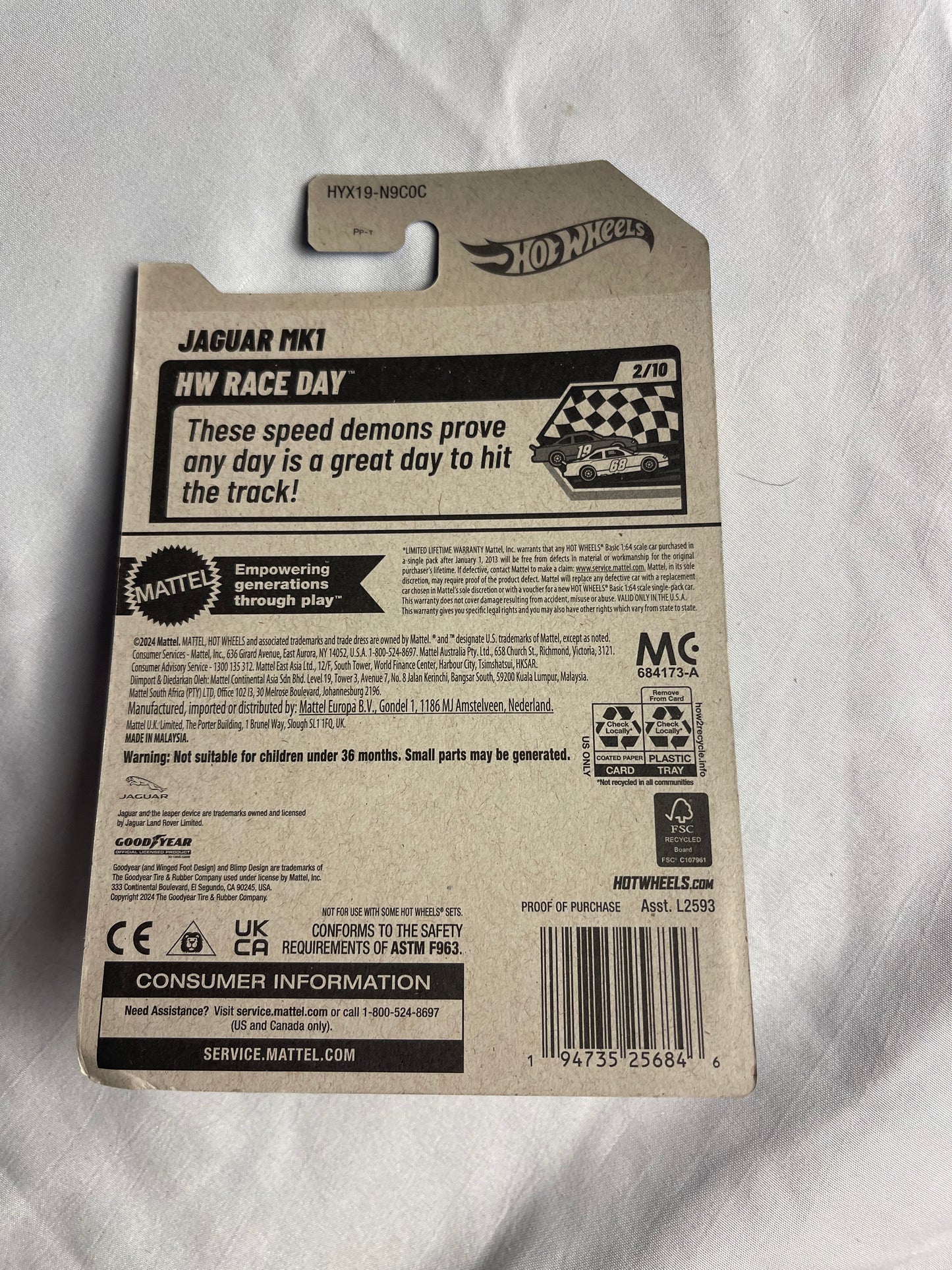 Hot Wheels 2025 Case C Mainline - JAGUAR MK1