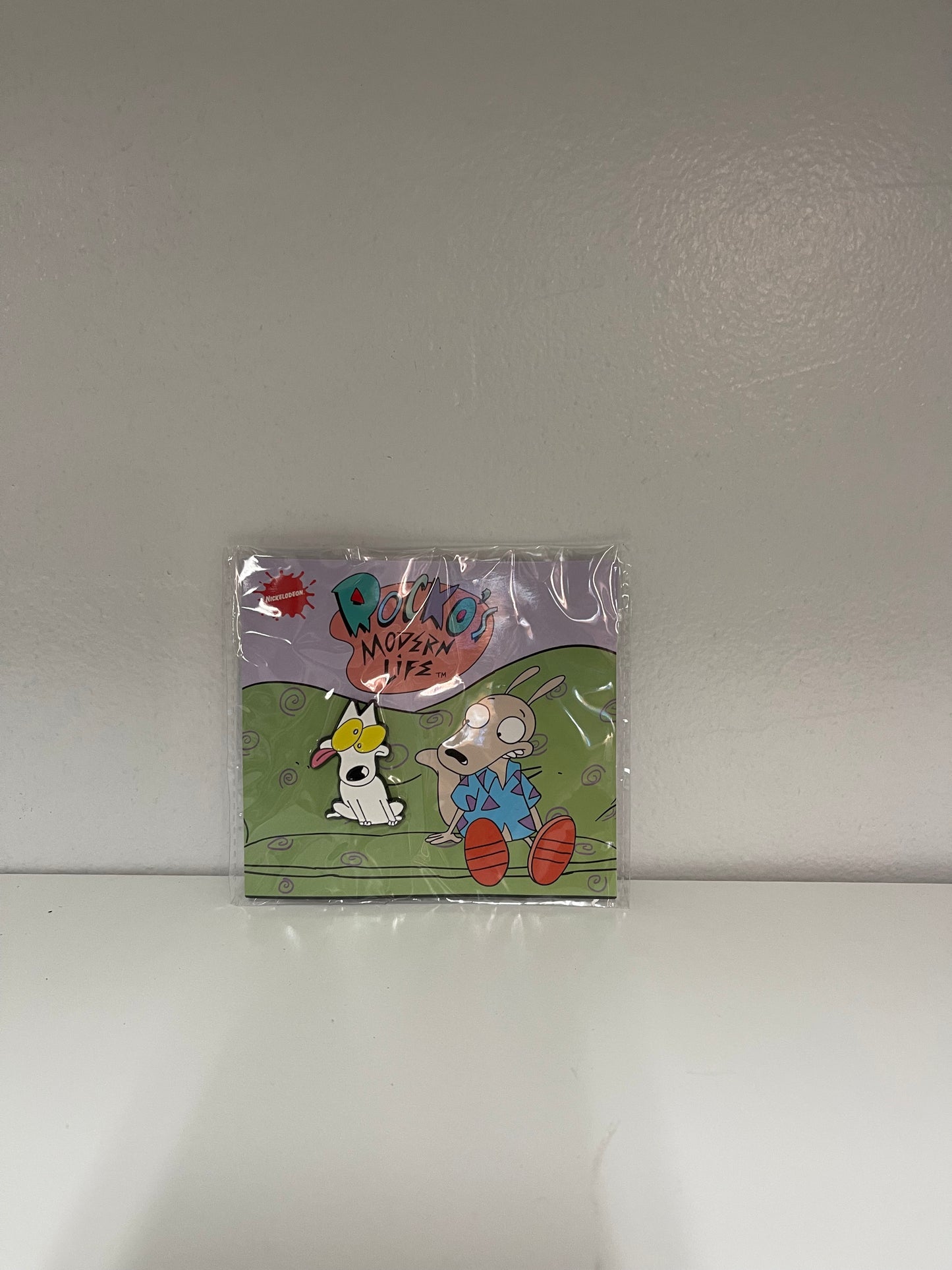 Rocko's Modern Life Sitting Spunky Enamel Pin CultureFly Nick Box (EXCLUSIVE !)