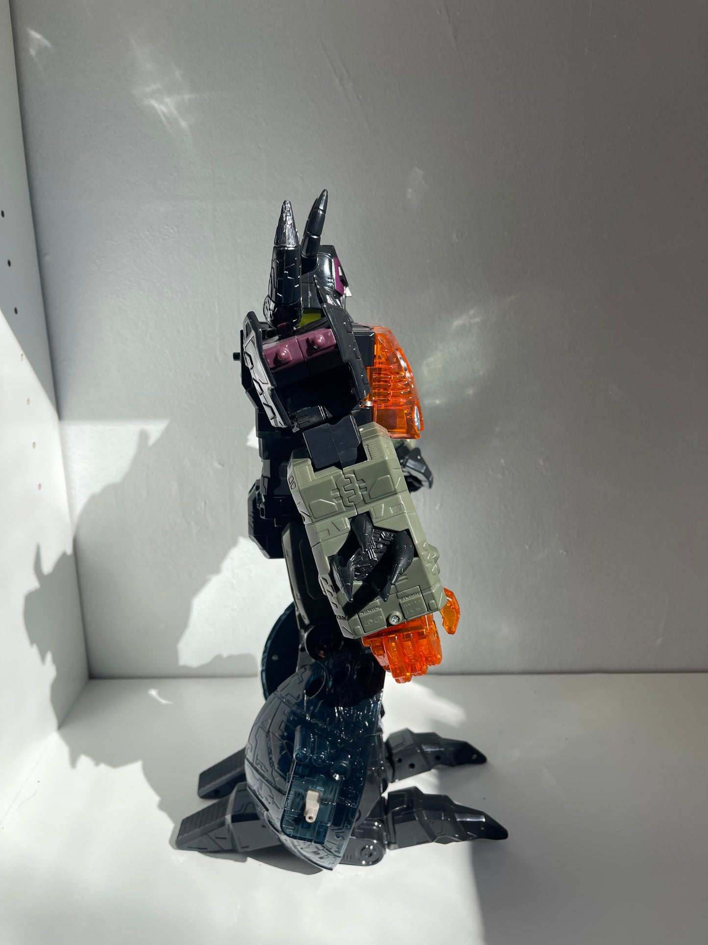 Transformers Energon Dark Unicron figure Black Variant shooter missile 14” Large