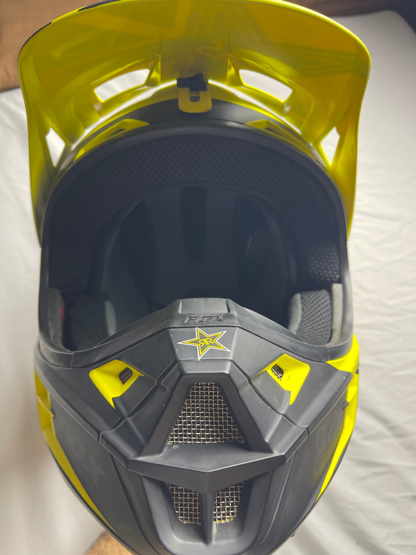 Fox V1 Rockstar Energy Drink MTX Helmet Size XL