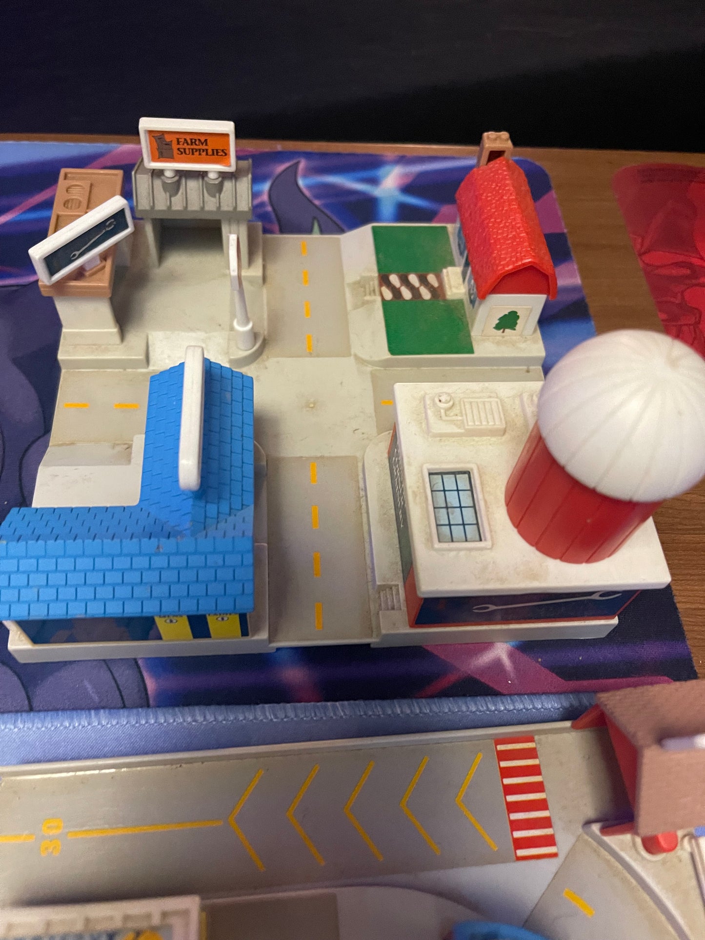 3 Micro Machine Playsets incomplete with random cars