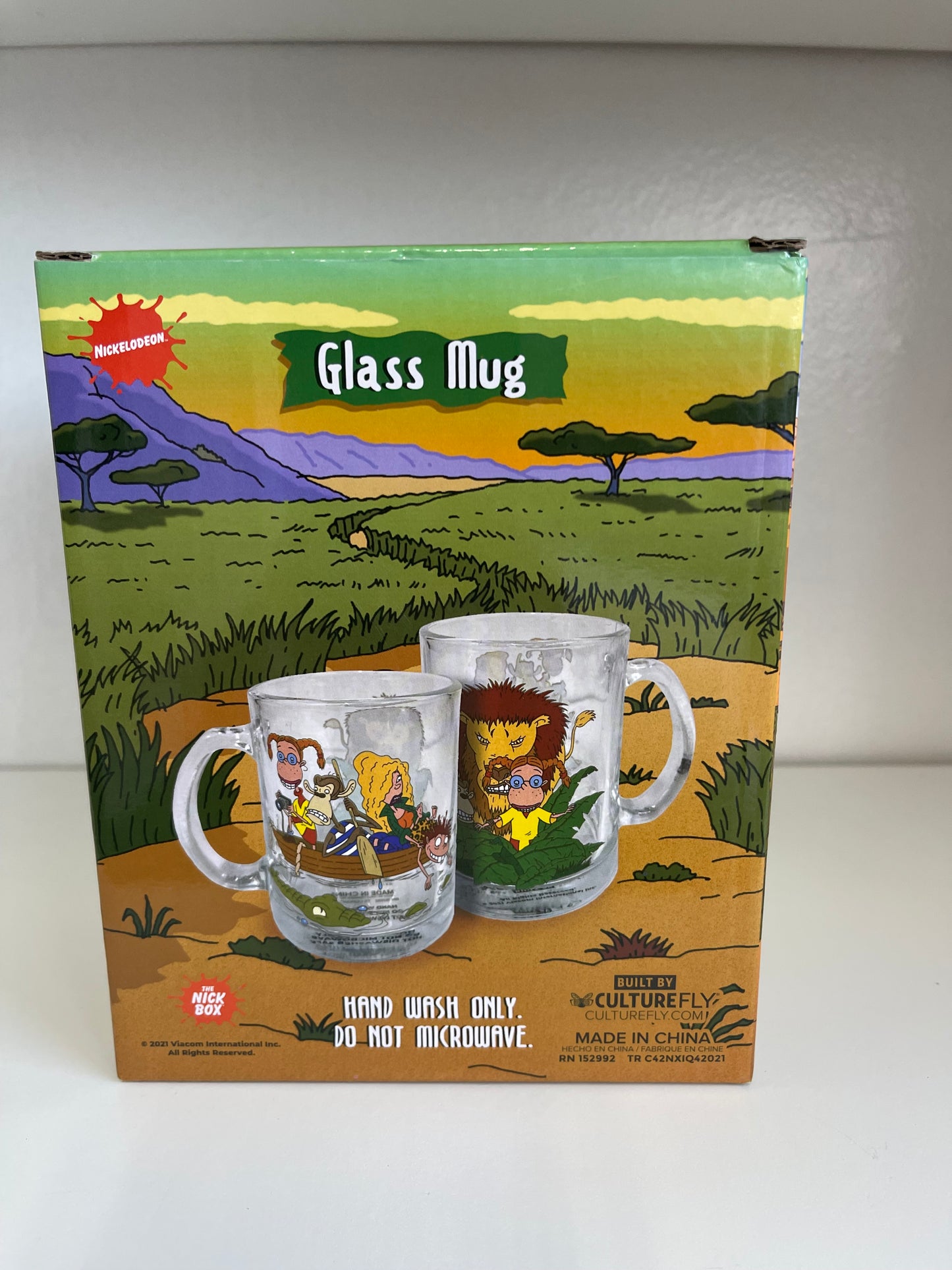 The Nick Box Wild Thornberrys Collectors Glass Mug Nickelodeon