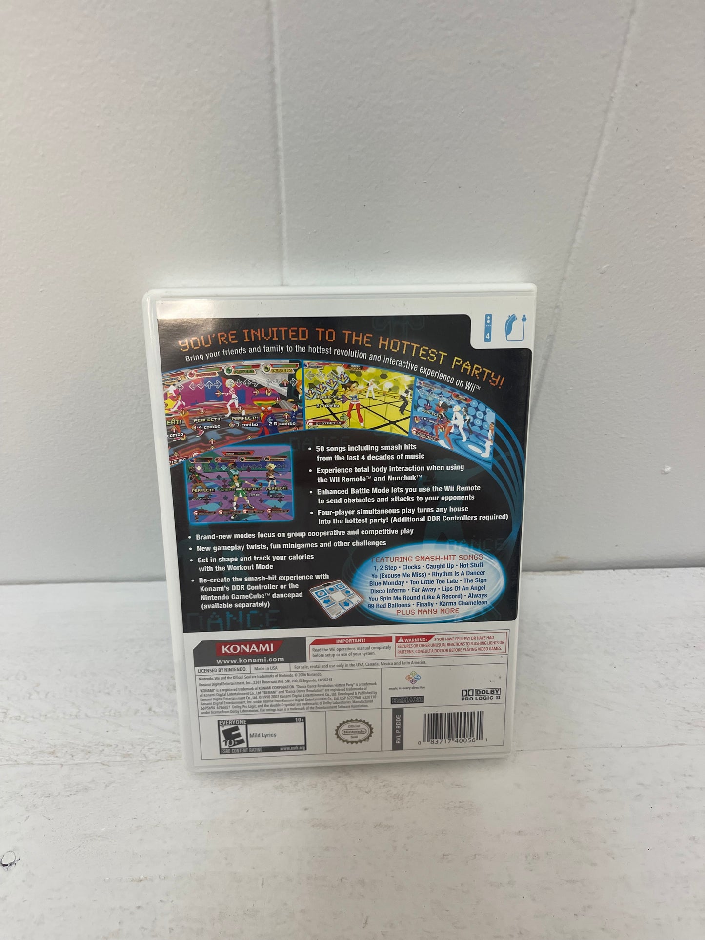 Dance Dance Revolution Hottest Party (Nintendo Wii) Complete
