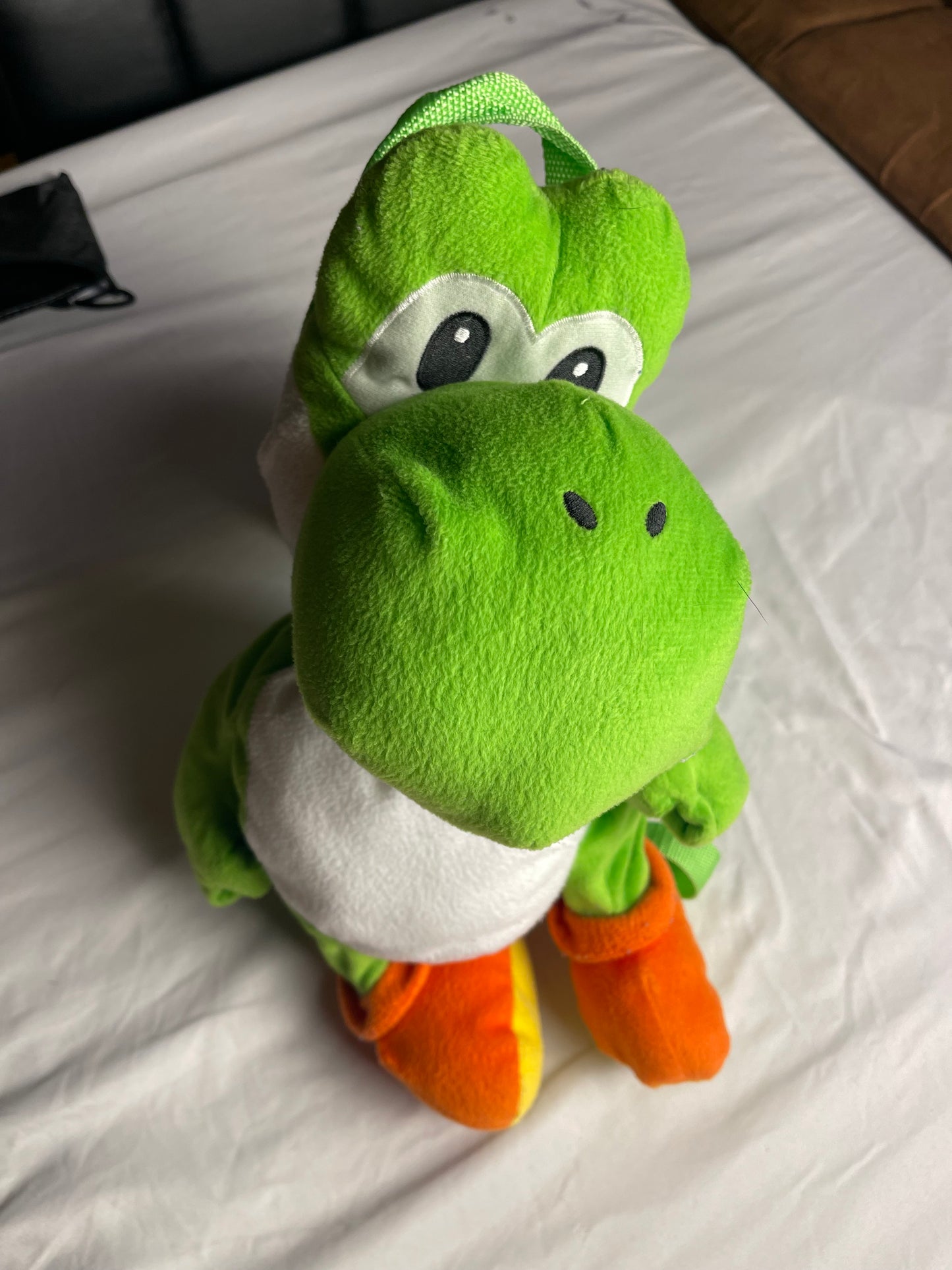 Super Mario Bros Nintendo Yoshi Plush Backpack 16” Stuffed Animal Purse 2011
