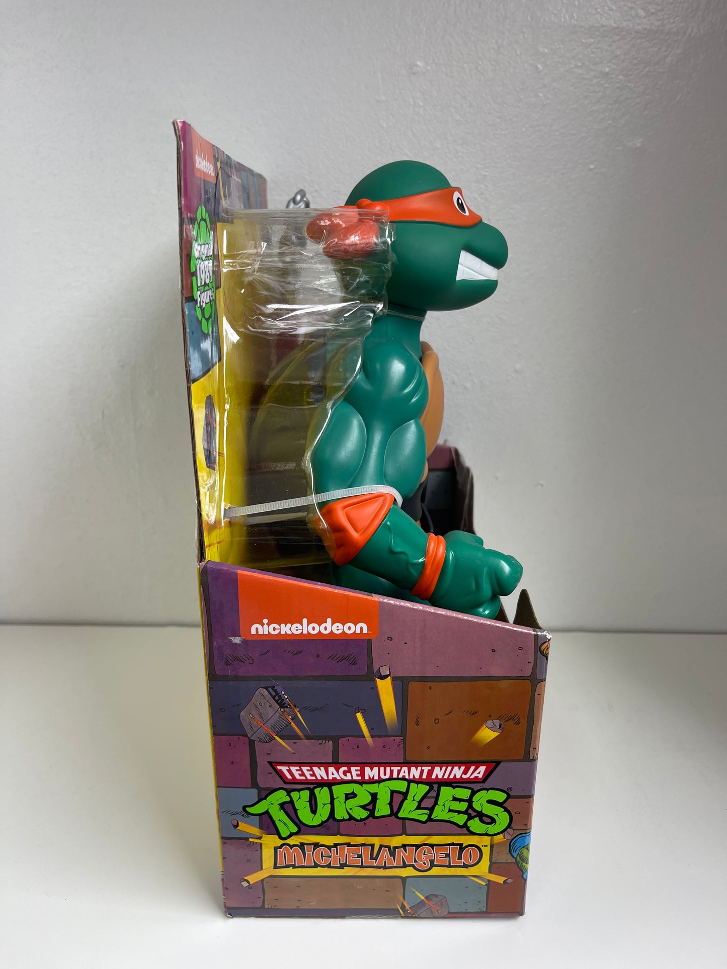 TMNT Giant 12" Michelangelo 1989 Figure 2023 Reissue Walmart Ninja Turtles New