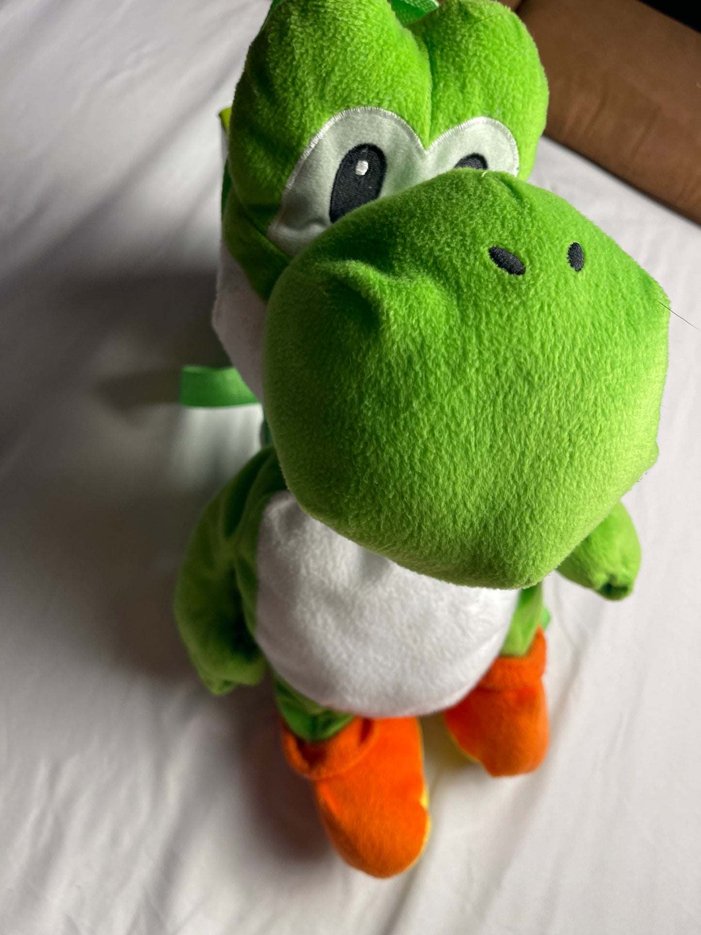 Super Mario Bros Nintendo Yoshi Plush Backpack 16” Stuffed Animal Purse 2011