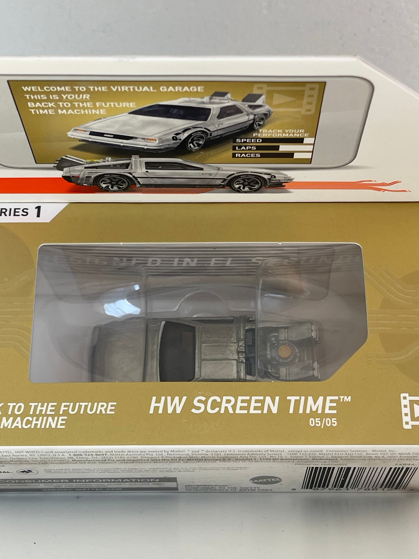 2019 Hot Wheels id Series 1 - HW Screen Time Back To The Future Time Machine