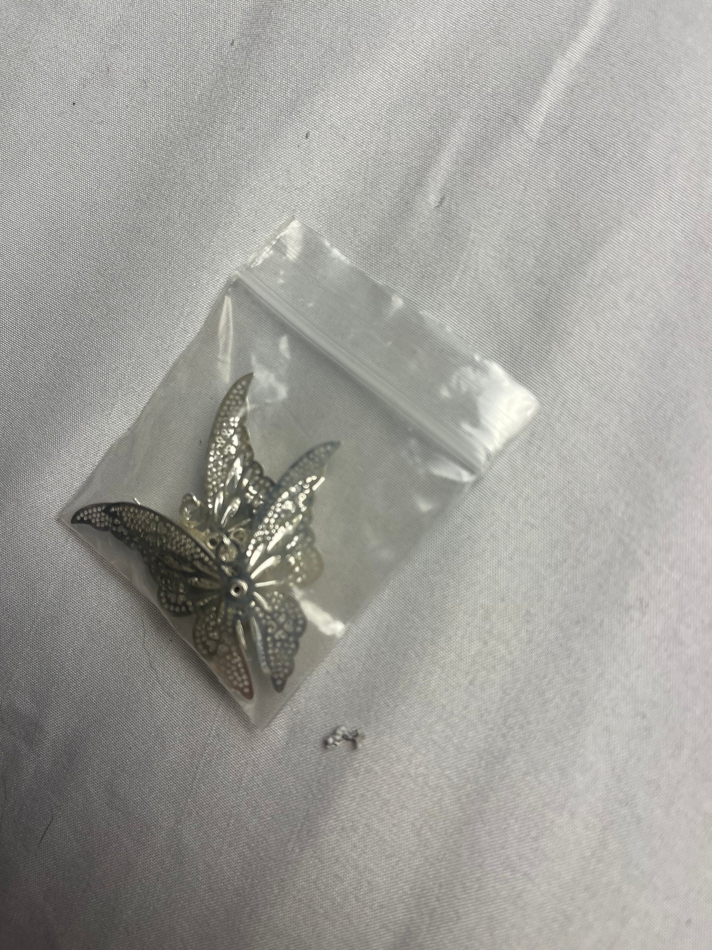 Women’s beautiful silver butterfly earrings lightweight