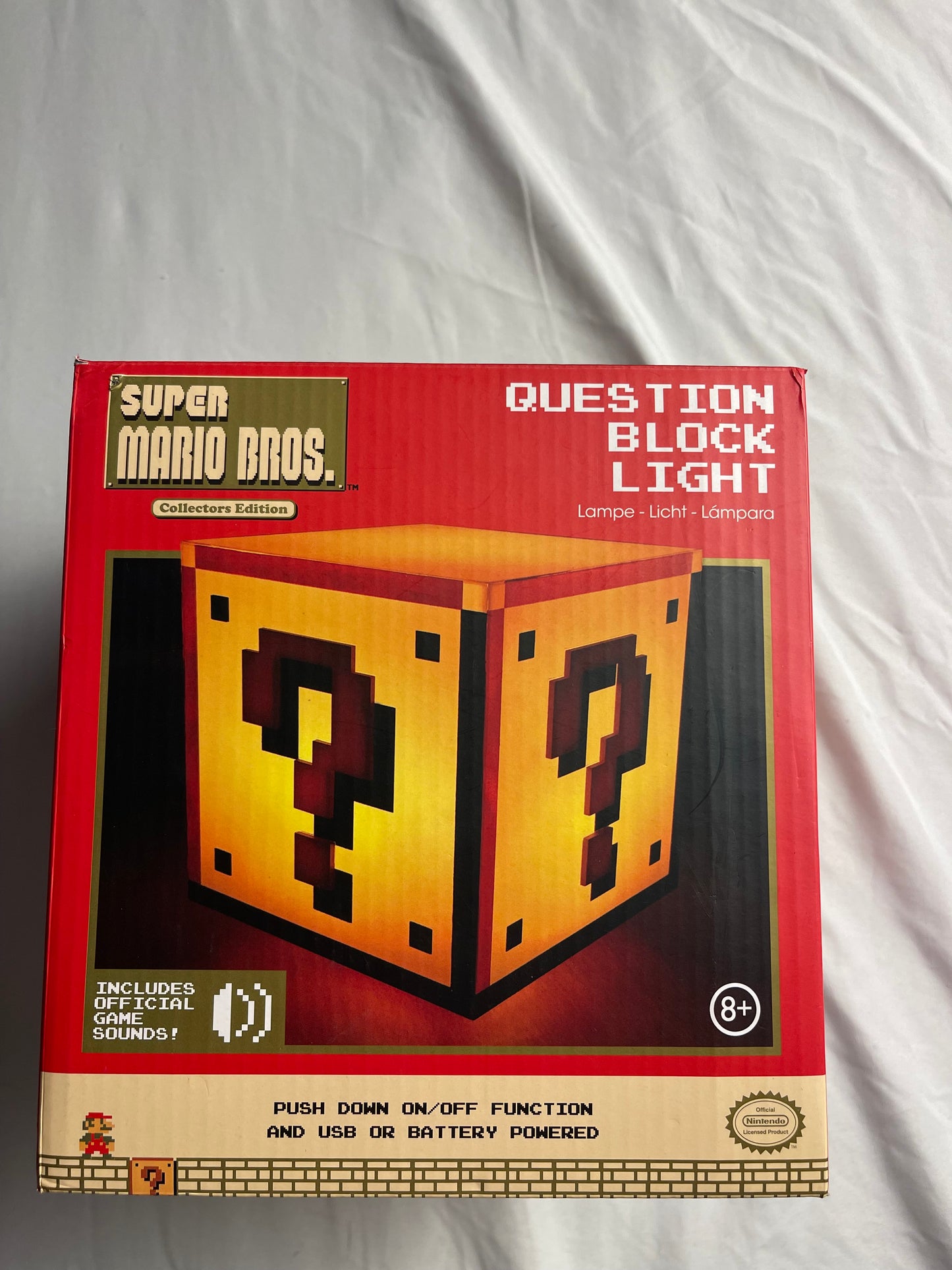 Super Mario Bros. Question Block Light Collector's Edition