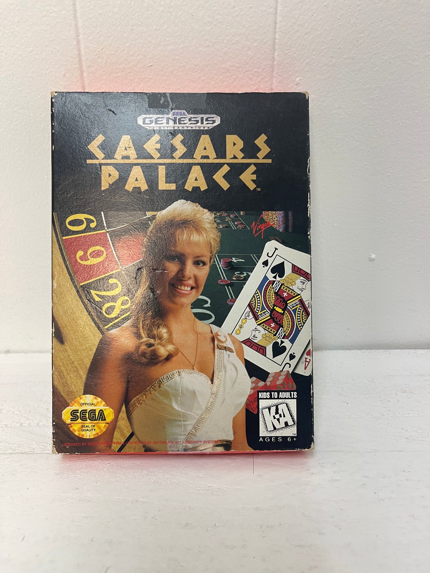Caesars Palace Sega Genesis 1993 Virgin Games
