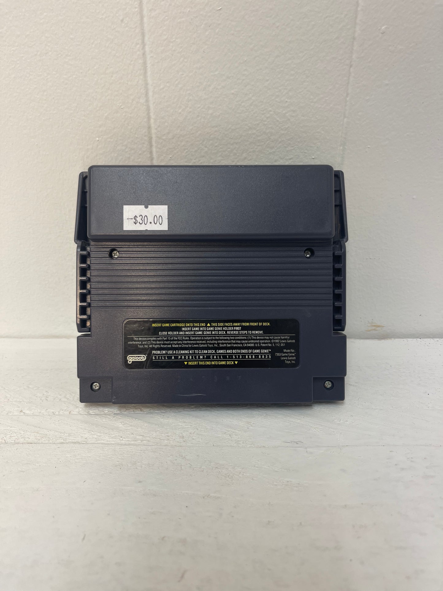 Game Genie SNES Super Nintendo Genuine Video Game Enhancer Galoob Tested