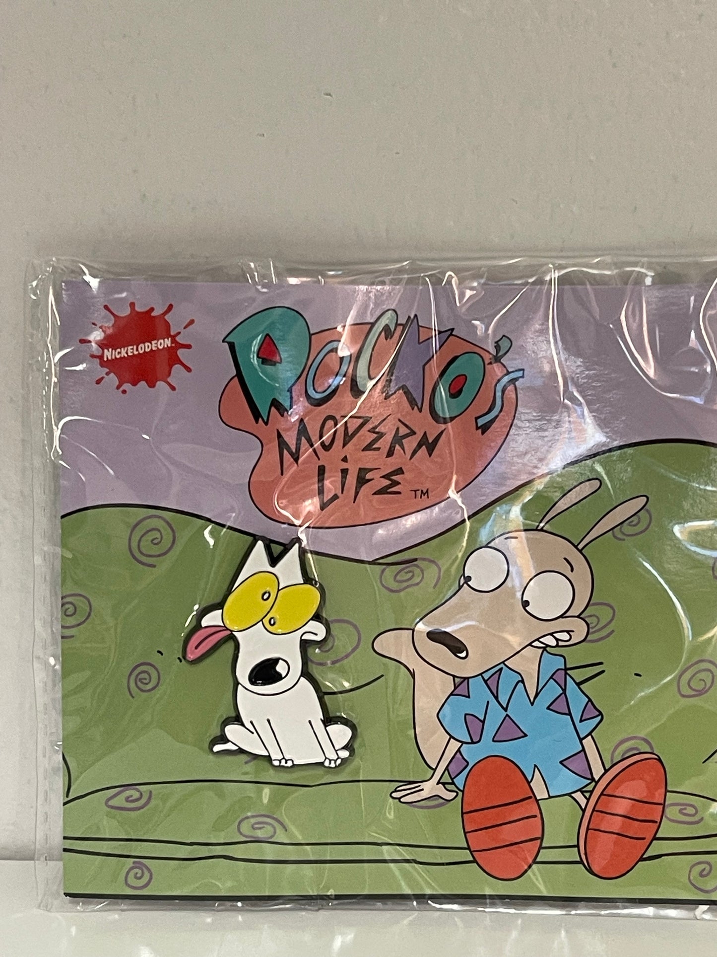 Rocko's Modern Life Sitting Spunky Enamel Pin CultureFly Nick Box (EXCLUSIVE !)
