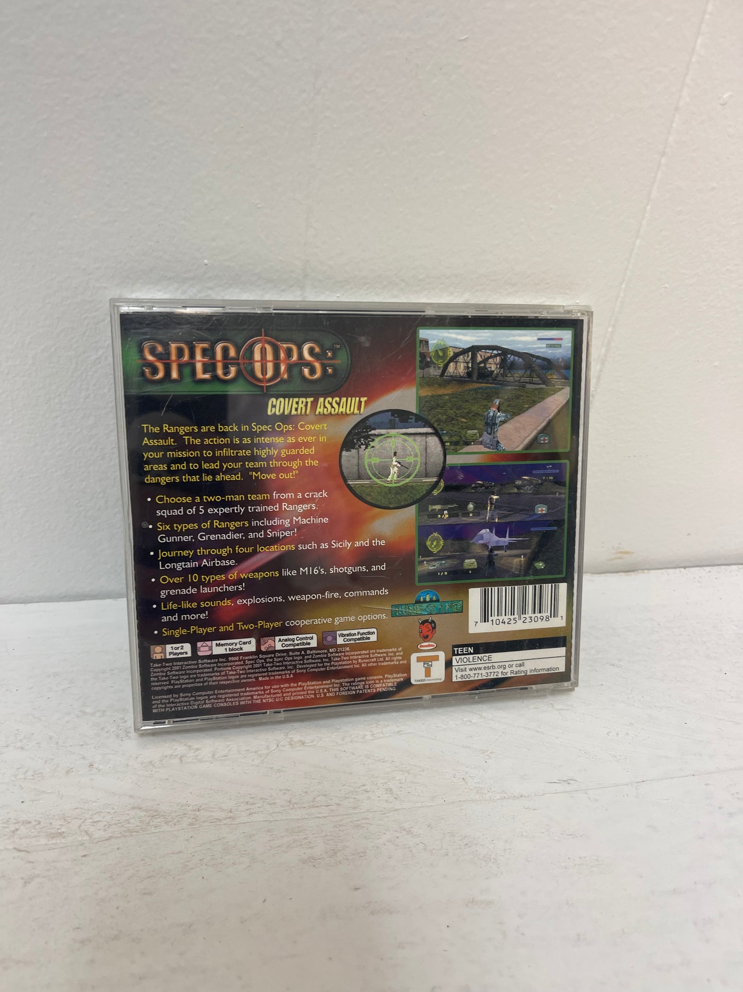 Spec Ops Covert Assault Playstation 1 PS1 - Complete CIB