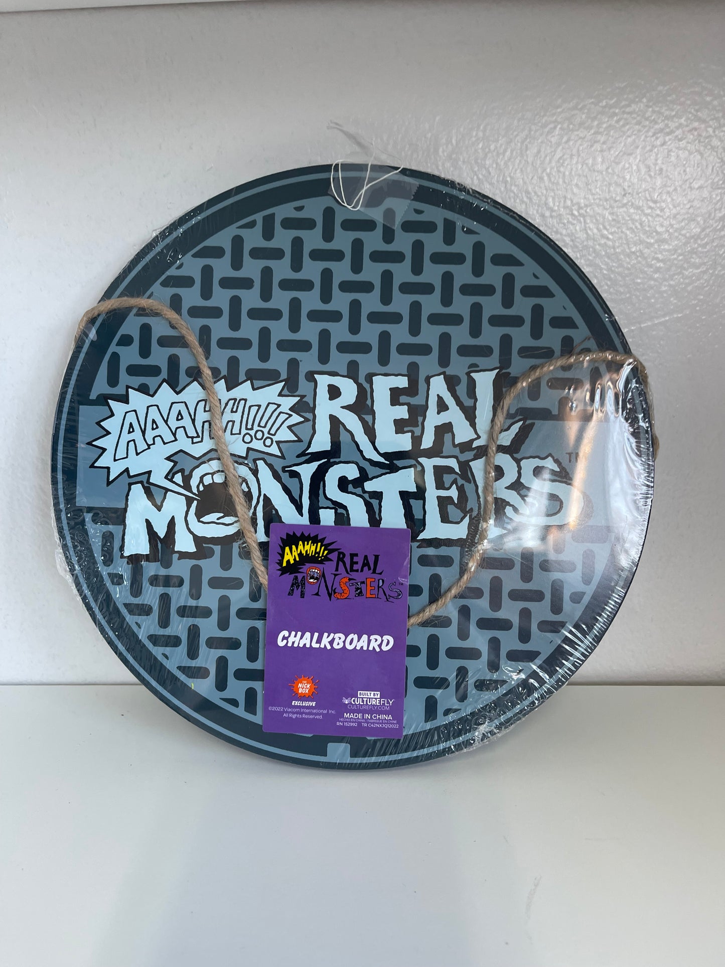 Culturefly Aaahh Real Monsters Hanging Round Chalkboard Nick Box 2022 New