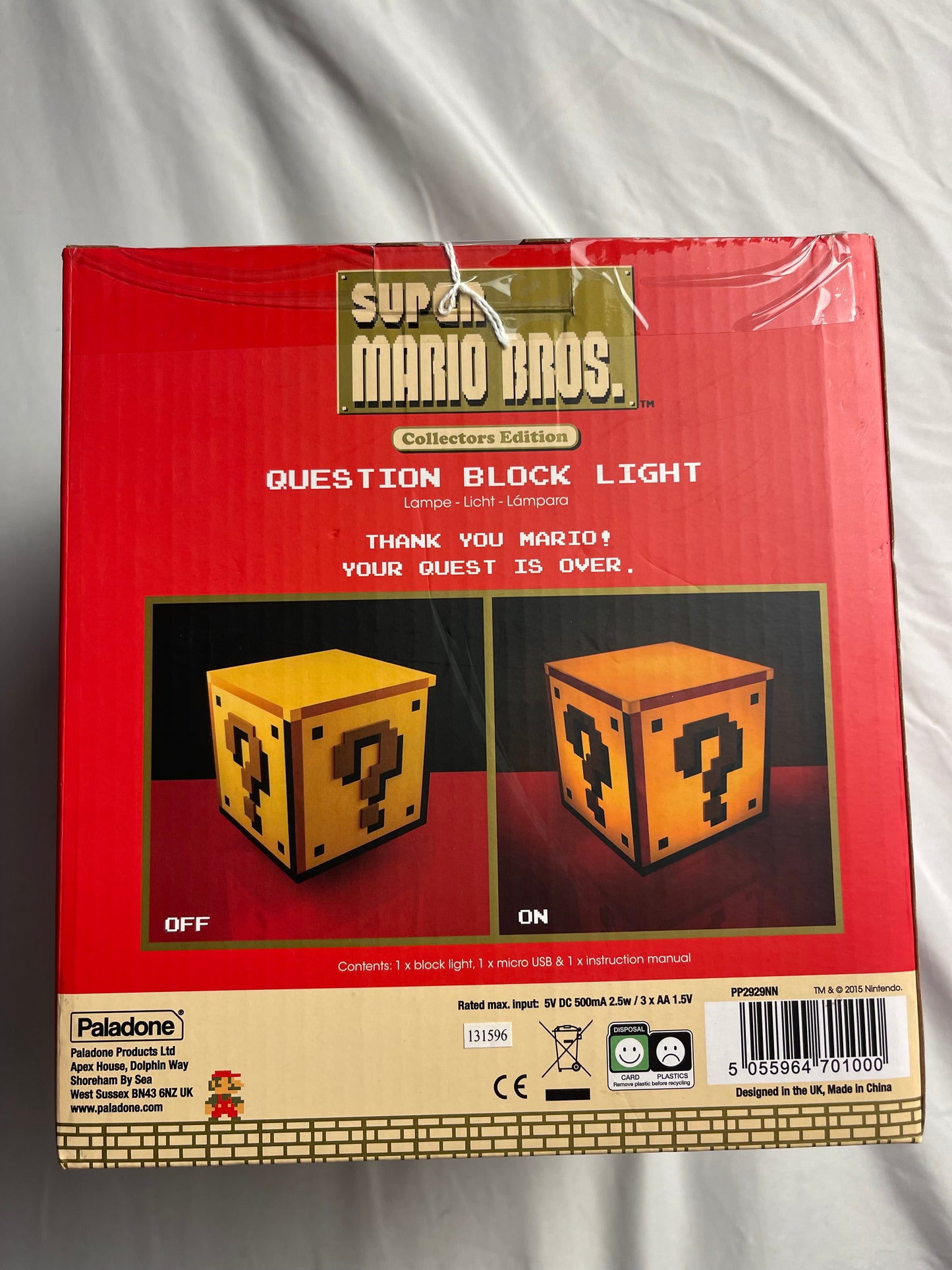 Super Mario Bros. Question Block Light Collector's Edition