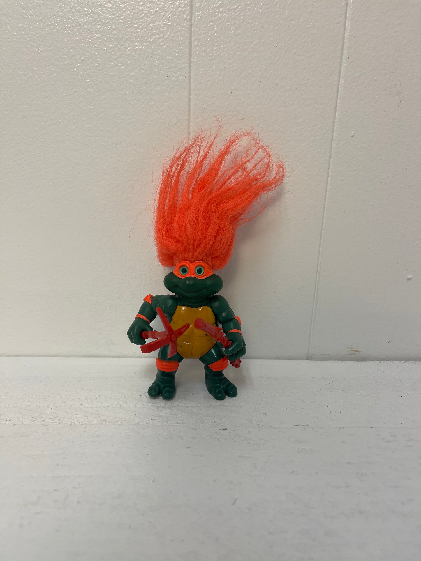 TMNT Turtle Troll Mike 1993 Complete Teenage Mutant Ninja Turtles Playmates Toys