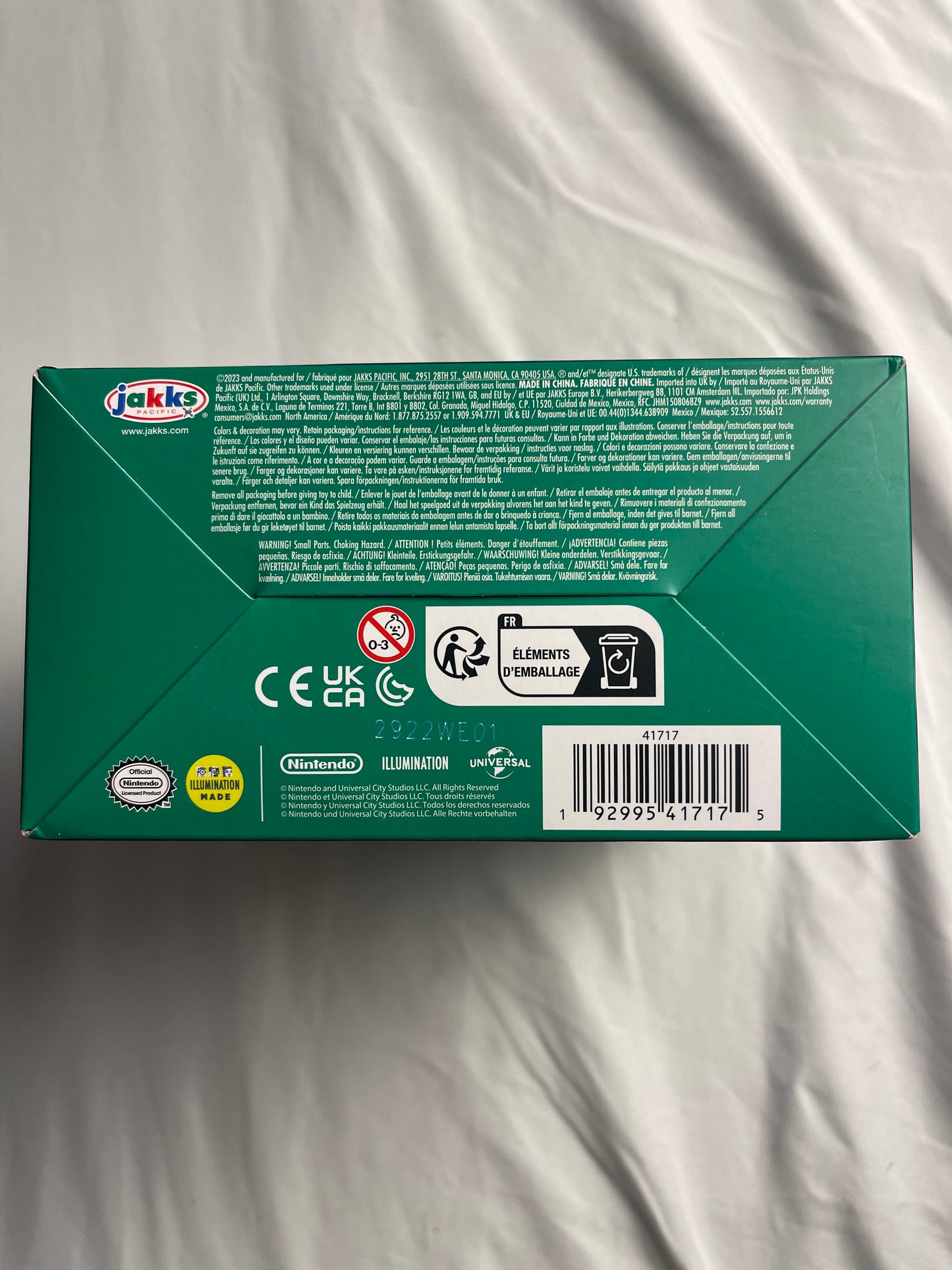 Super Mario Bros Movie Luigi 5” Premium Action Figure Nintendo Jakks Pacific (used )