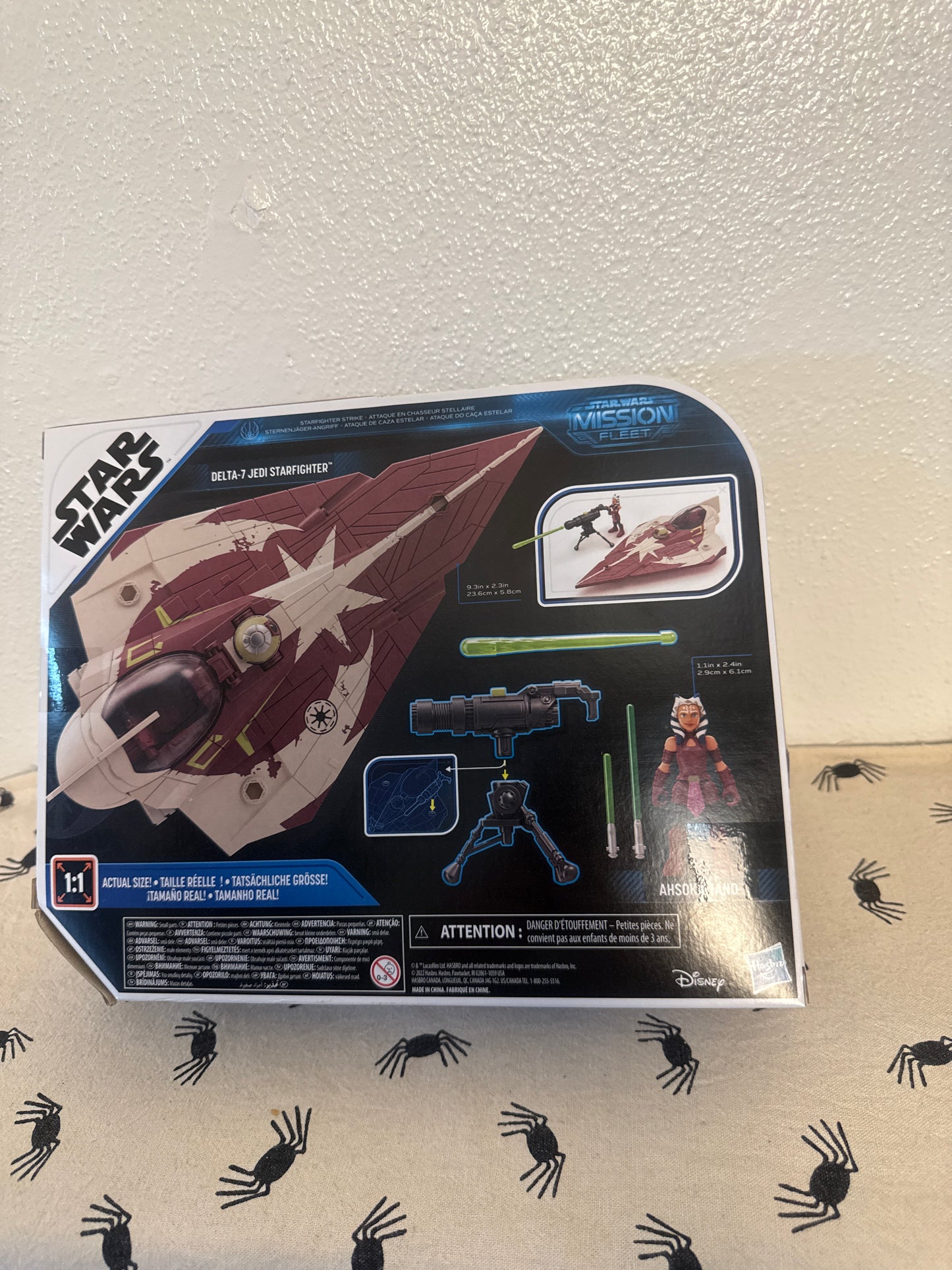 Star Wars Mission Fleet Delta-7 Jedi Starfighter Action Figure Set (NIP)
