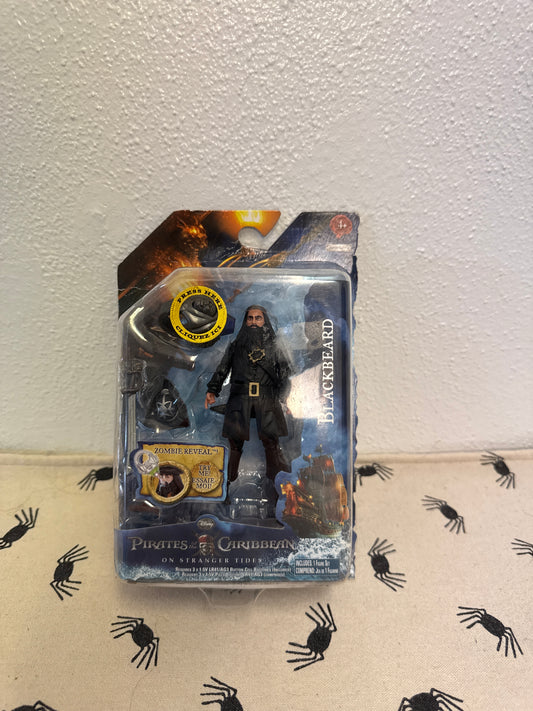 Disney Pirates Of The Caribbean Blackbeard Action Fig.