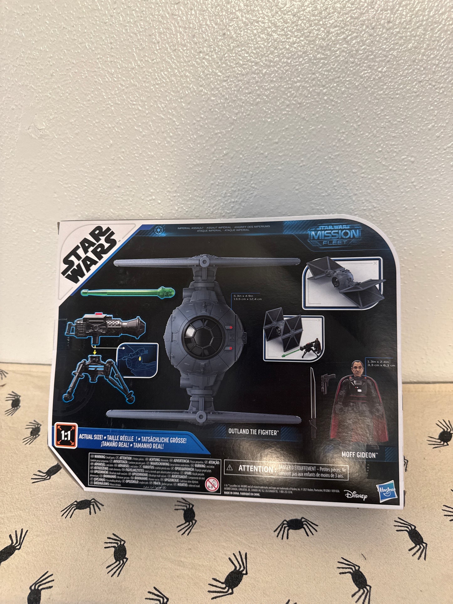 NEW Hasbro Star Wars Mission Fleet Outland TIE Fighter with Moff Gideon Figure