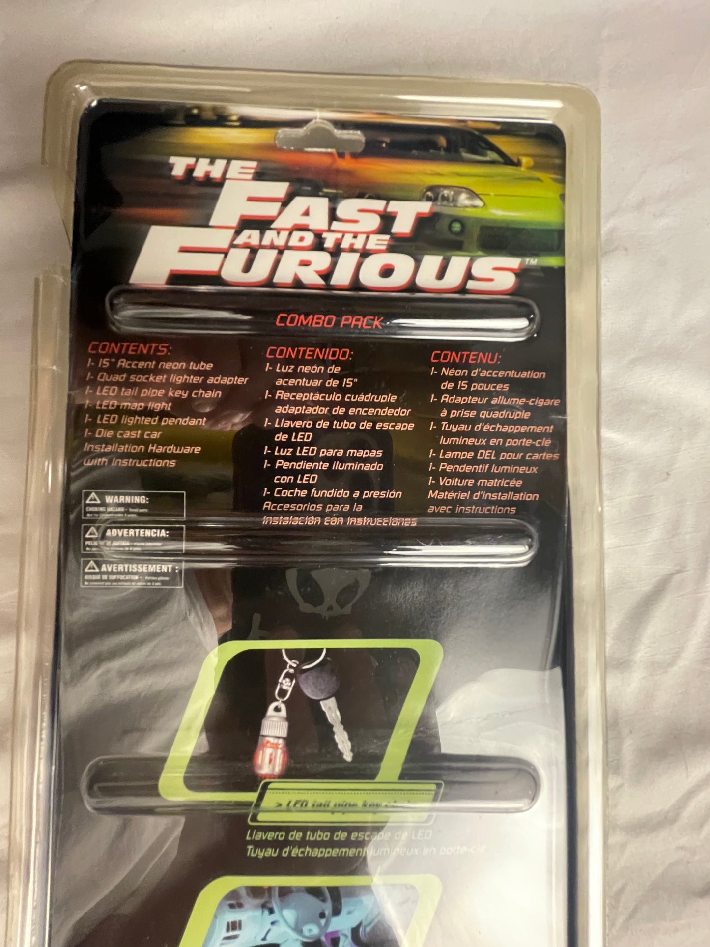 Streetglow Fast And The Furious 15' Accent Neon Interior Tube Light Combo Pack Set New In Package Sealed