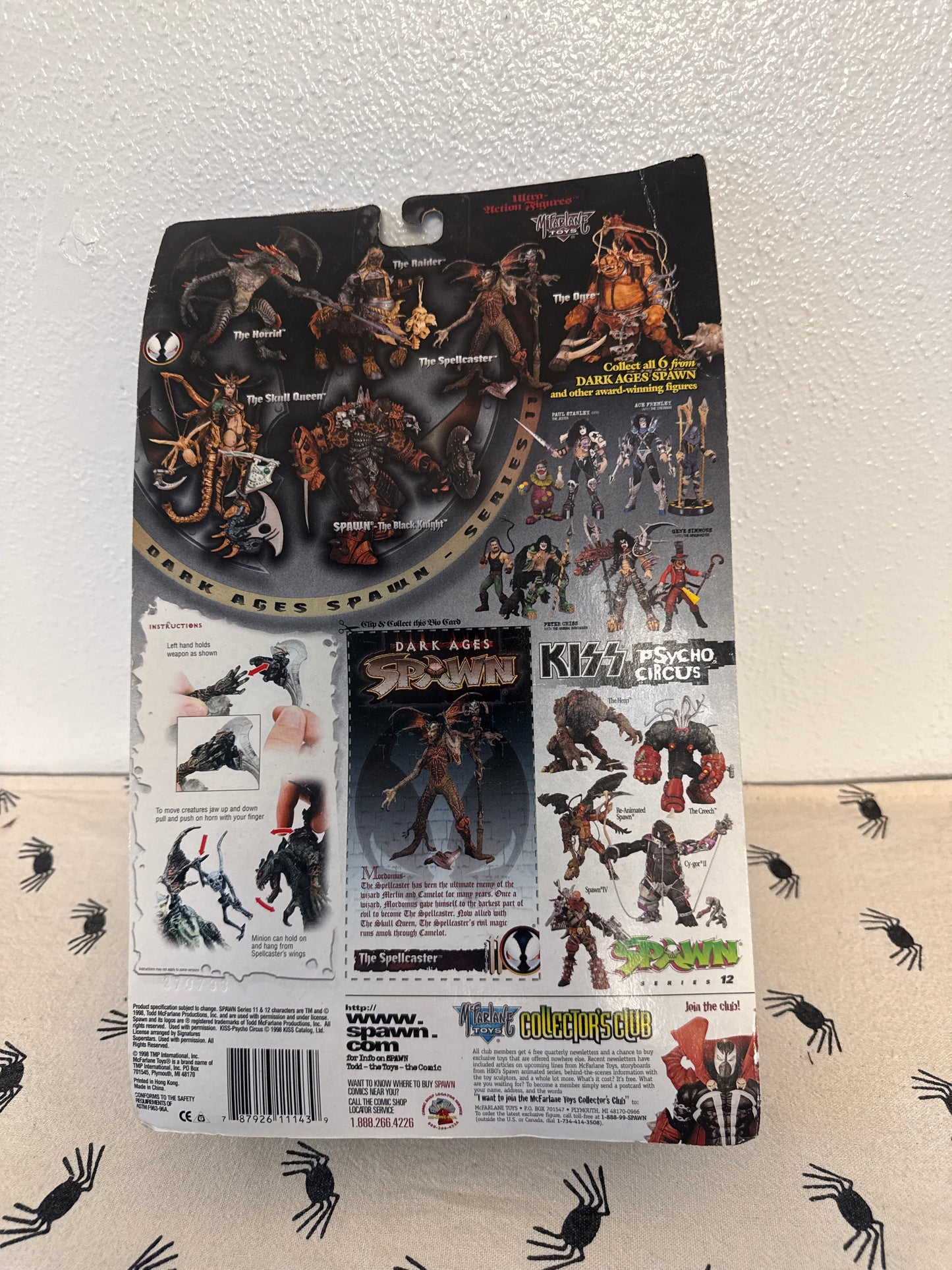 McFarlane Toys Spawn Dark Ages The Spellcaster Action Figure 1998 Series 11(package damaged )