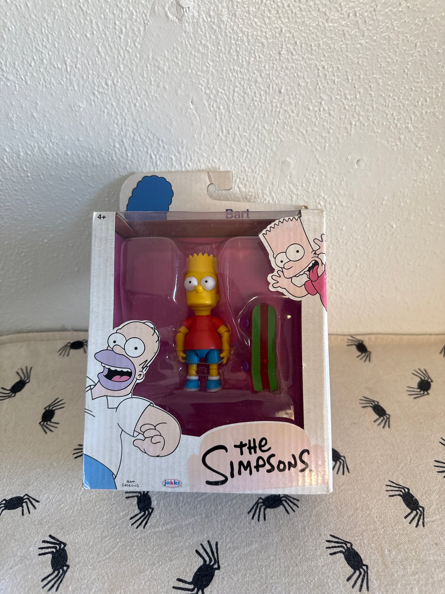 Bart Simpson Jakks Pacific The Simpsons 5" scale action figure new(sun faded box )