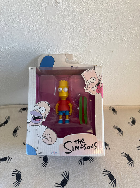 Bart Simpson Jakks Pacific The Simpsons 5" scale action figure new(sun faded box )