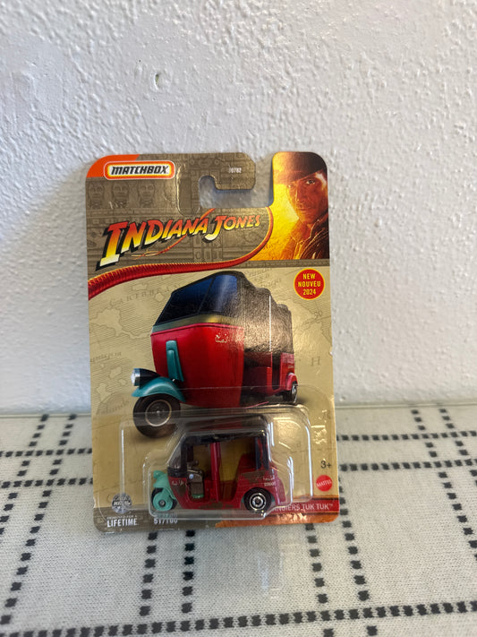 New! Matchbox 2024 MBX Indiana Jones 51/100 MBX Tangiers Tuk Tuk 2024 VHTF!(package damaged )