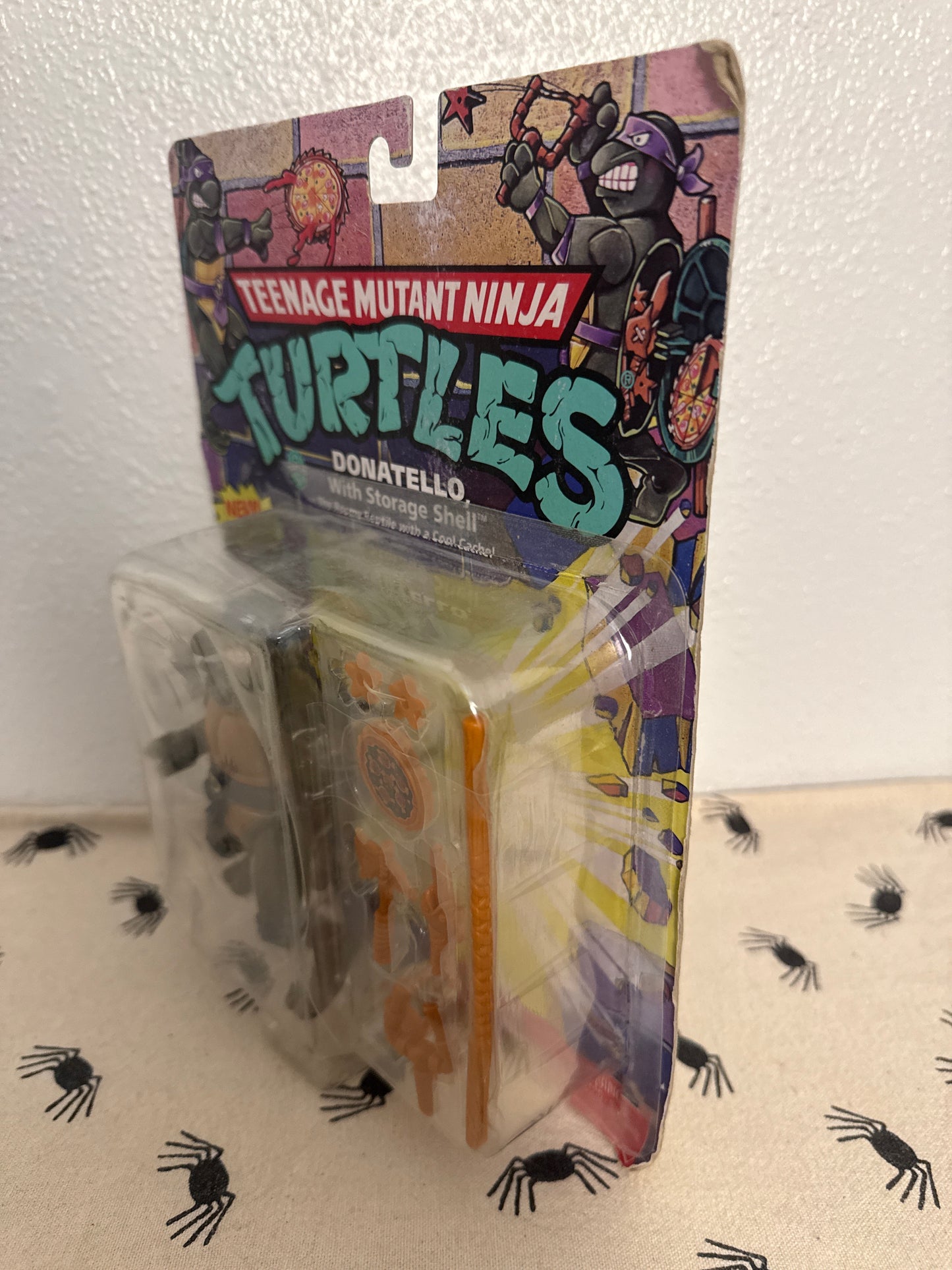 Teenage Mutant Ninja Turtles Donatello Storage Shell Action Figure Retro 2022(sun fade )(damaged package)
