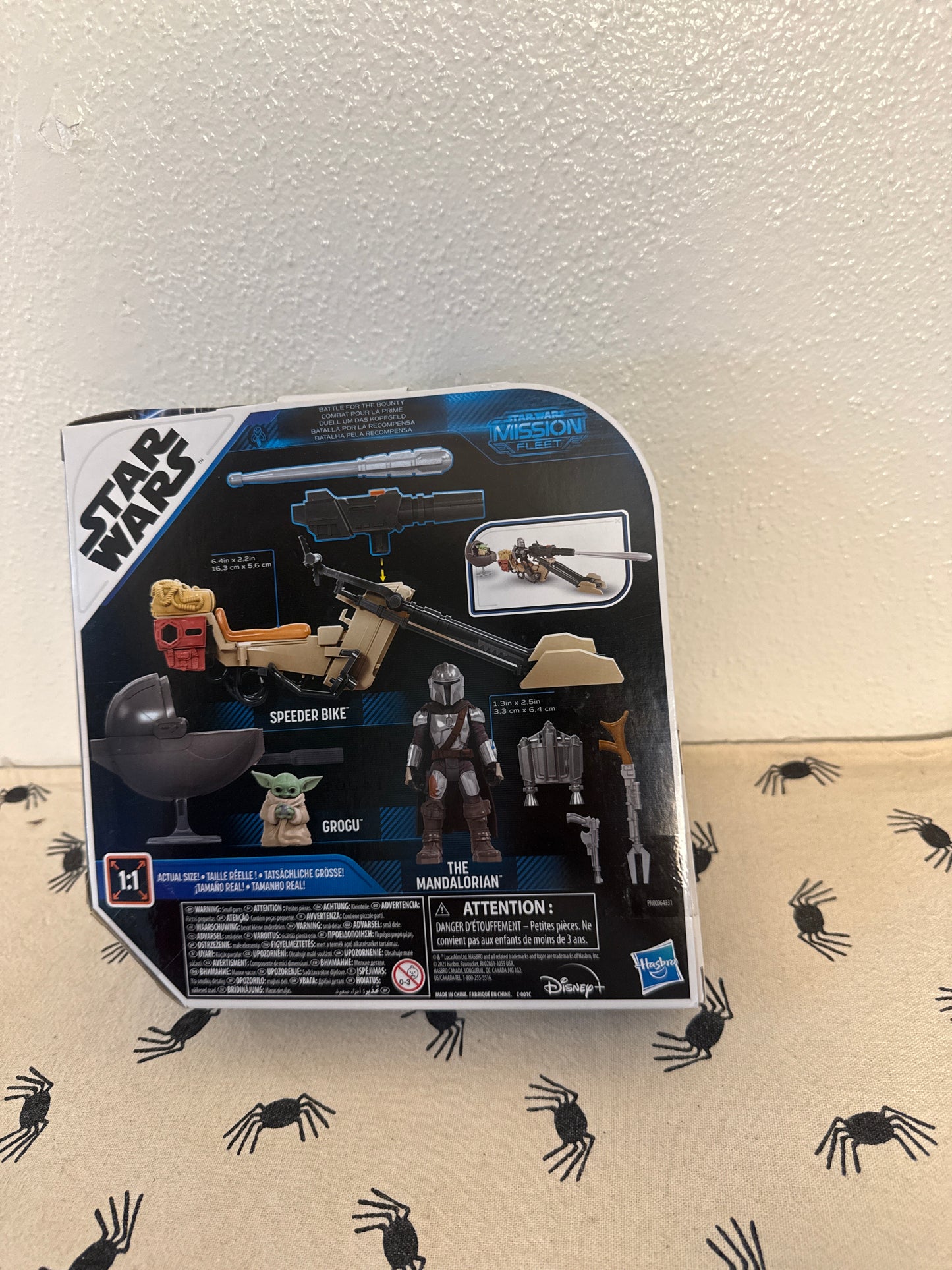 Star Wars Mission Fleet Speeder Bike Mandalorian Child Grogu Action Figure NIB