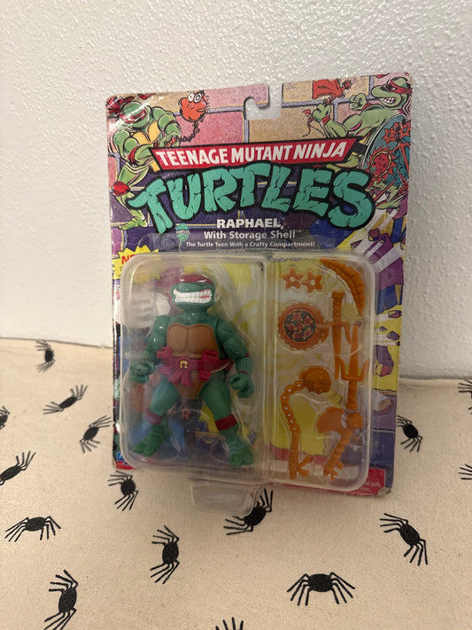 Raphael Storage Shell Teenage Mutant Ninja Turtles TMNT Playmates Retro(sun faded) (damaged package)